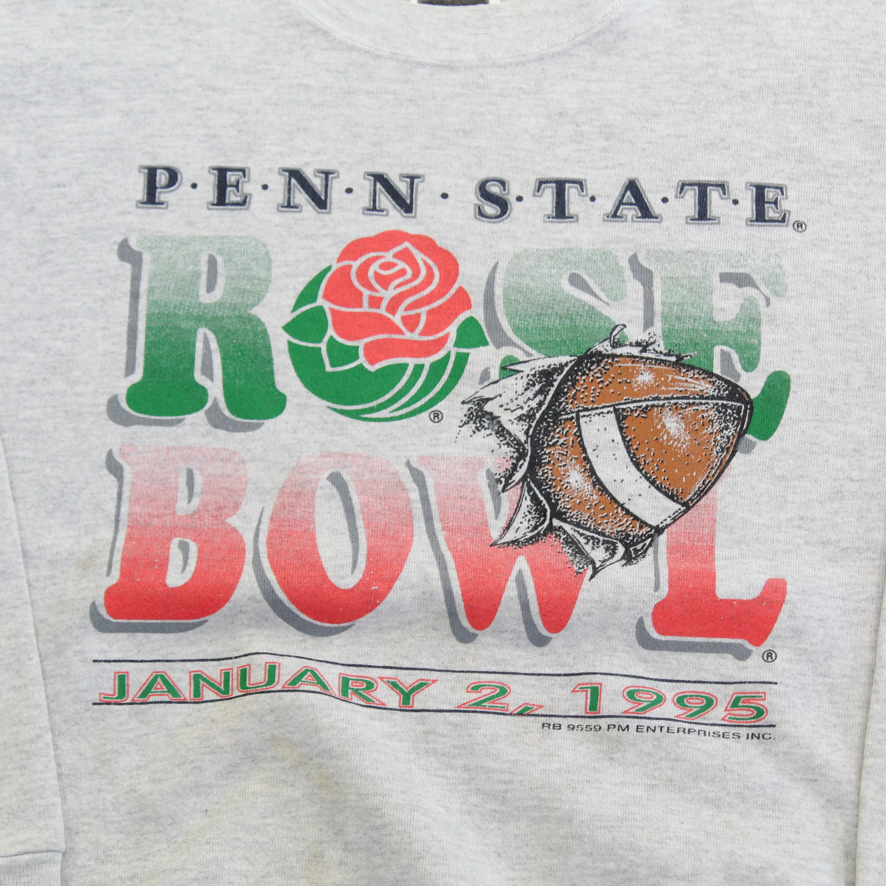 F- Vintage 1995 Penn State Football Rose Bowl Crewneck sold by HG Vintage product image thumbnail 2