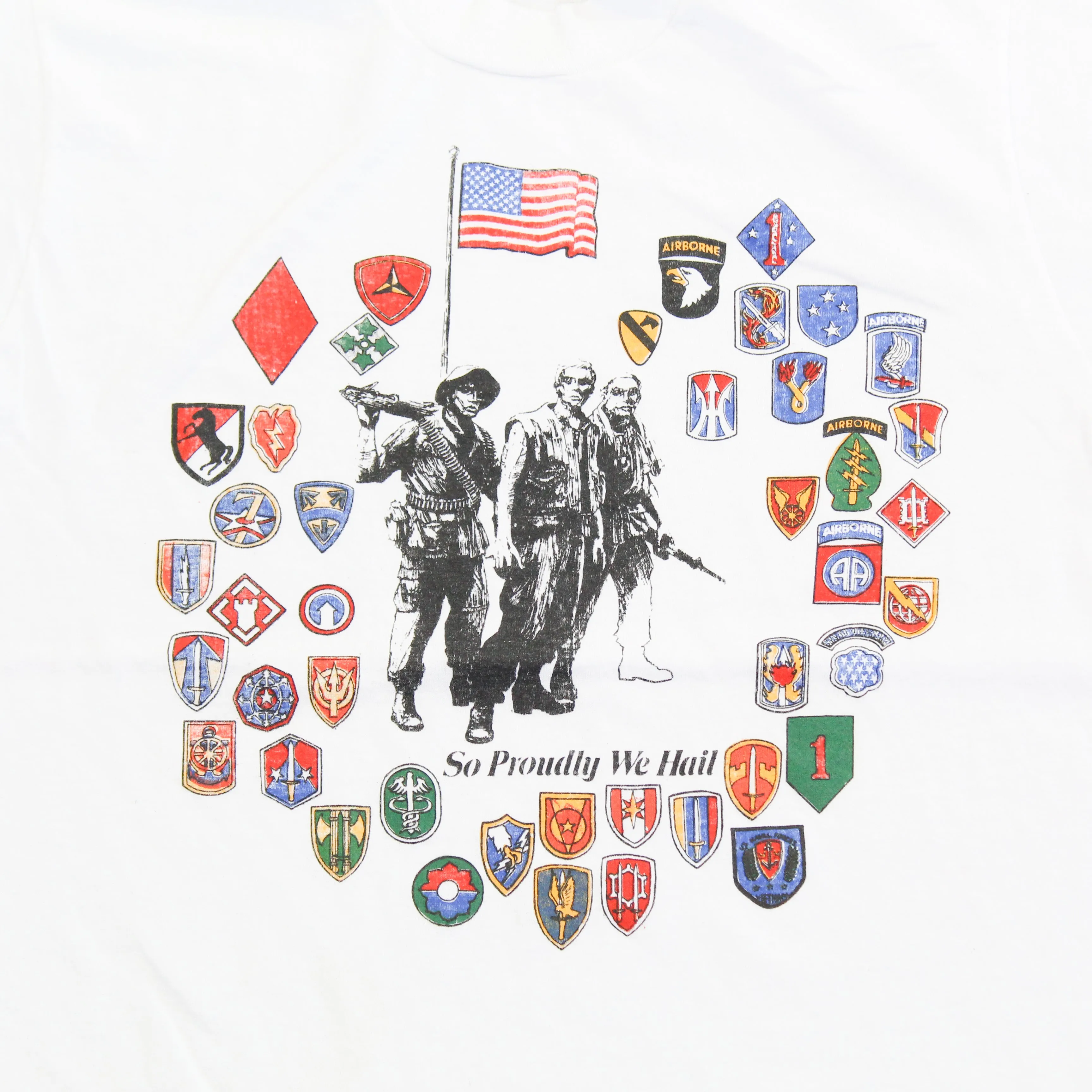 F- Vintage American Army Logos Single Stitch Tee sold by HG Vintage product image thumbnail 2