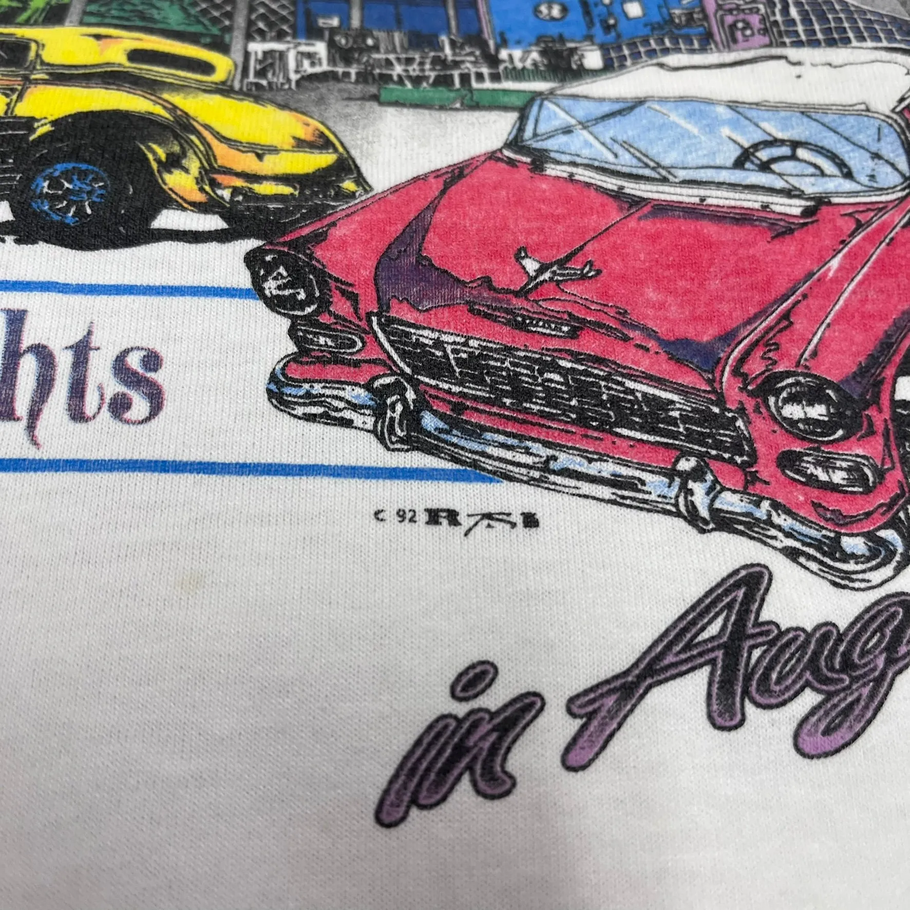 F- Vintage 1992 A&W Hot Summer Night Car Single Stitch Tee sold by HG Vintage product image thumbnail 3