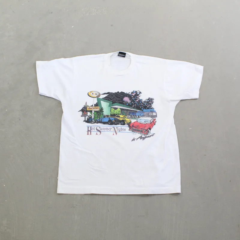F- Vintage 1992 A&W Hot Summer Night Car Single Stitch Tee sold by HG Vintage