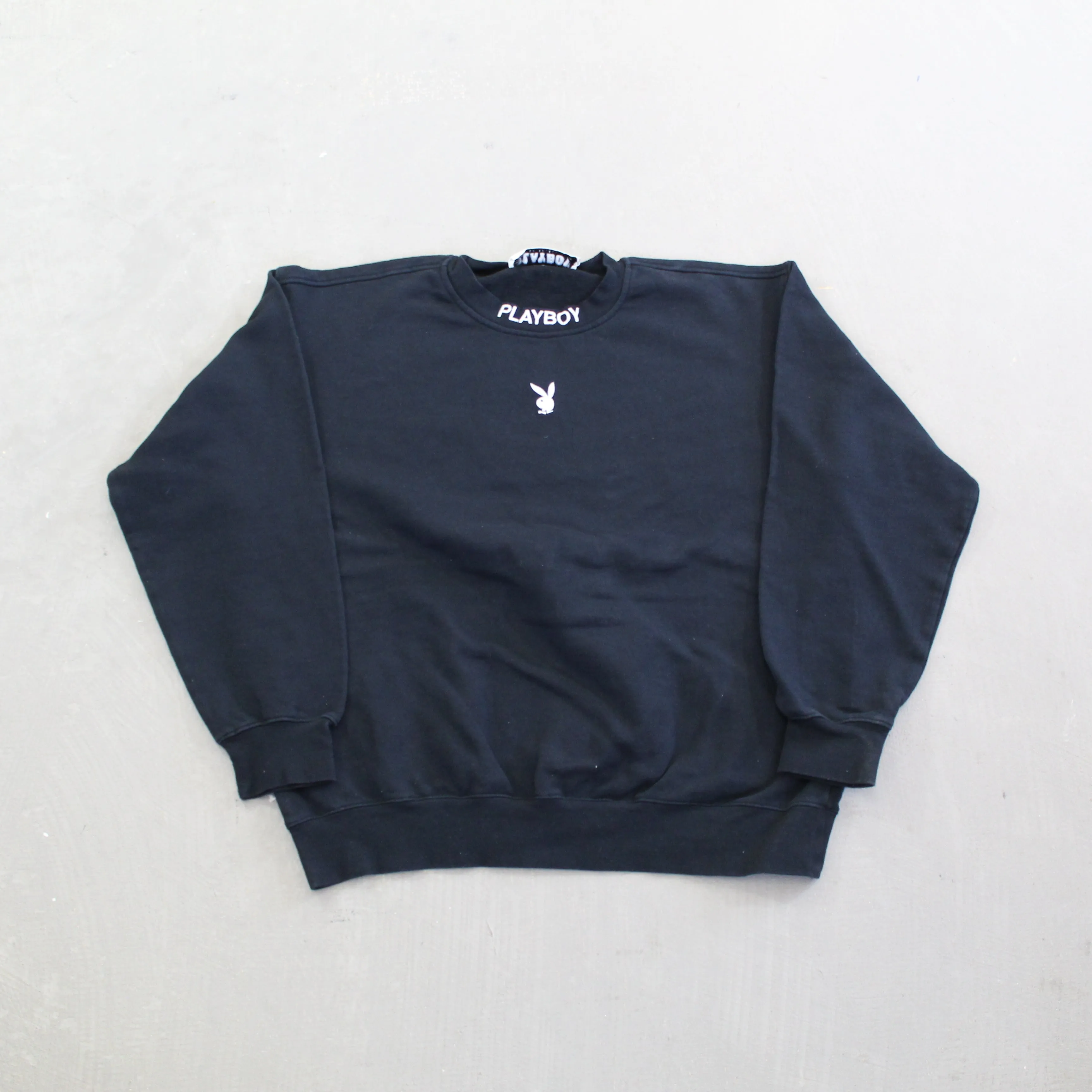F- Vintage Playboy Embroidered Text & Logo Crewneck sold by HG Vintage