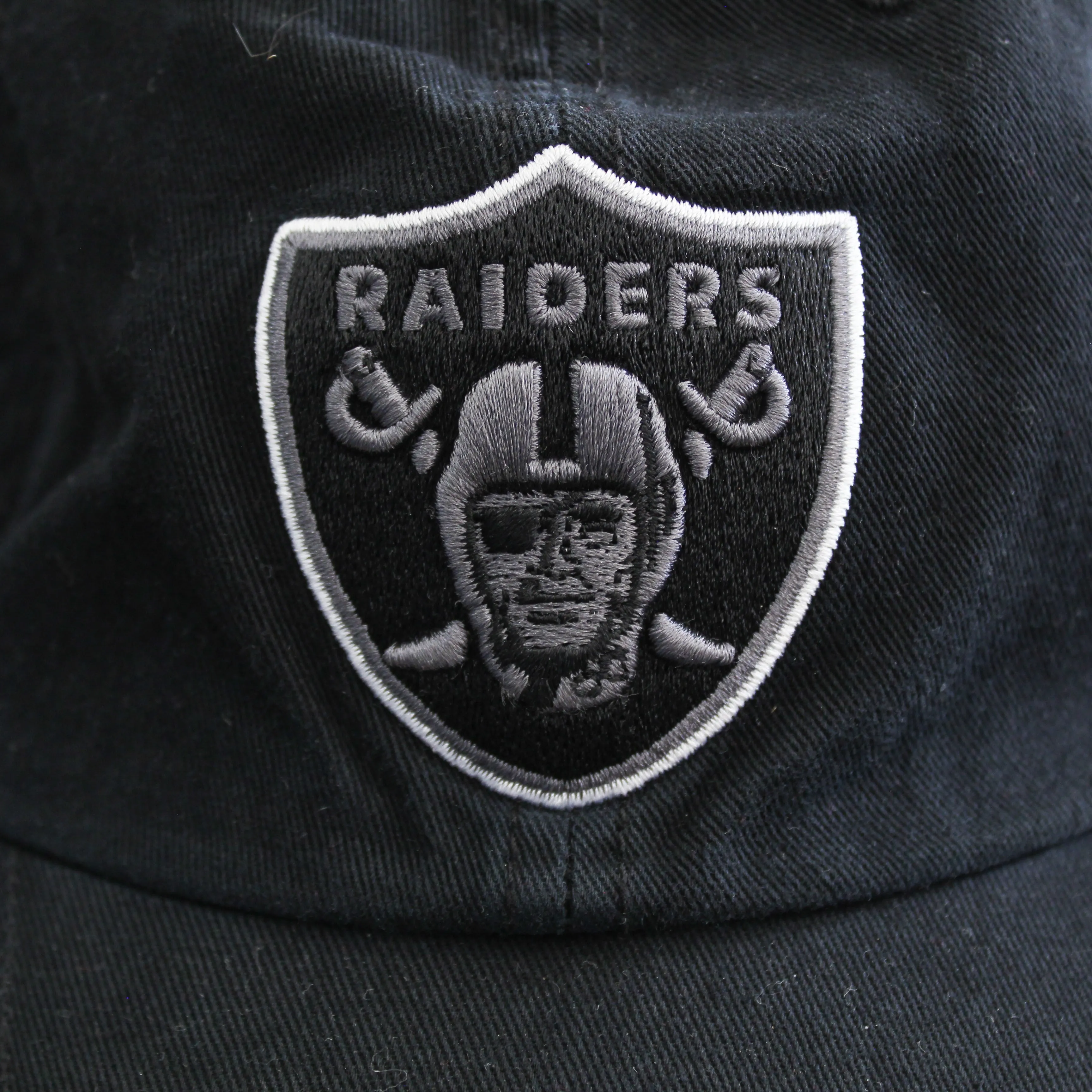 F- Vintage Oakland Raiders NFL 47Brand Logo & Text Strapback Hat sold by HG Vintage product image thumbnail 3