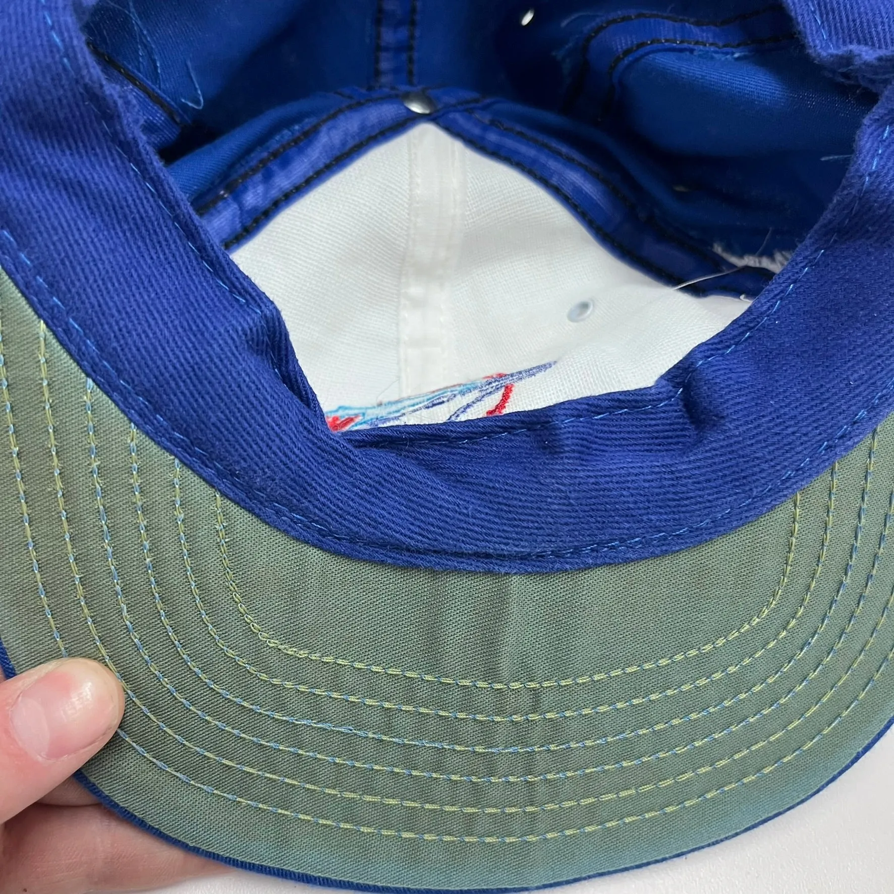 F- Vintage Toronto Blue Jays MLB Old Logo Snapback Hat sold by HG Vintage product image thumbnail 5