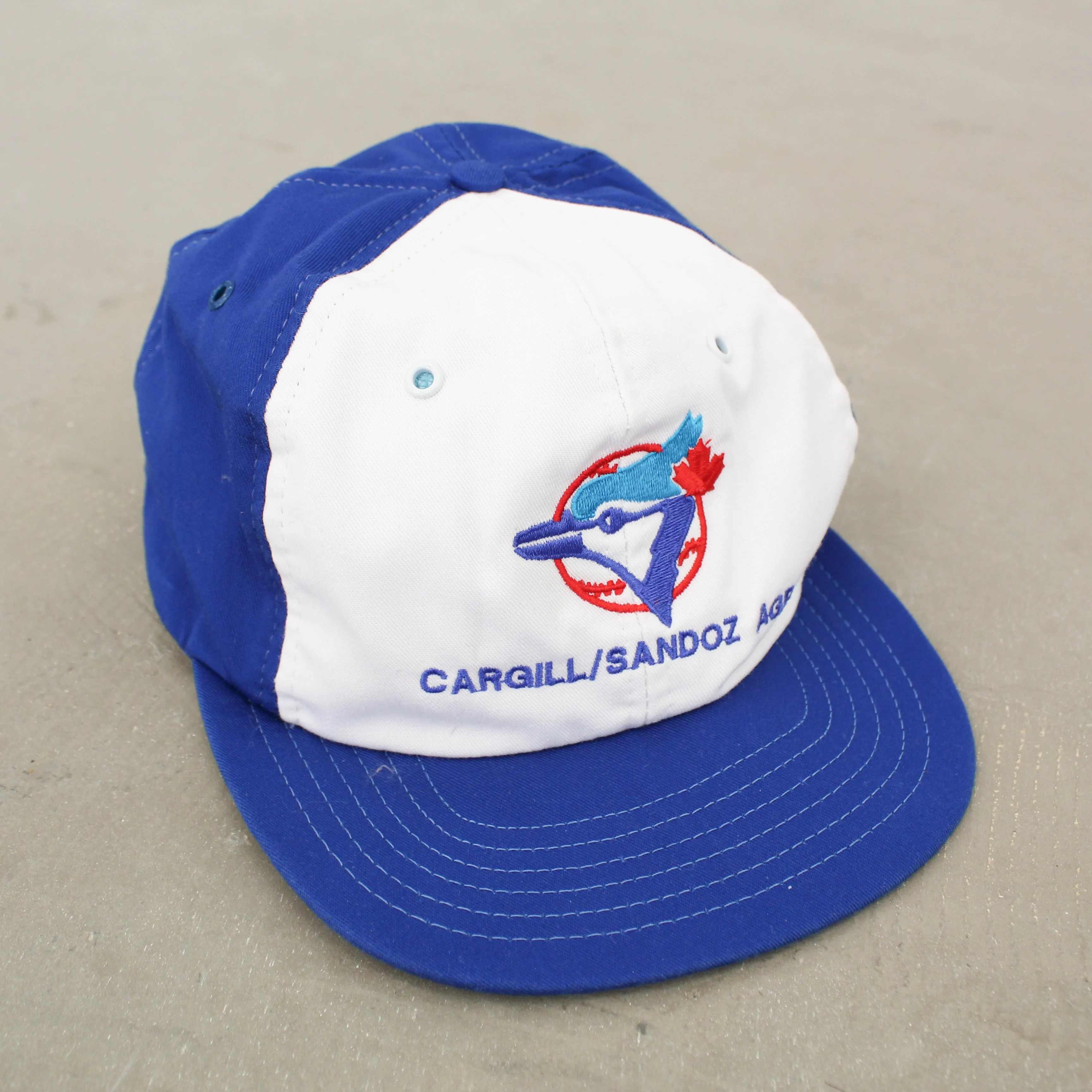 F- Vintage Toronto Blue Jays MLB Old Logo Snapback Hat sold by HG Vintage