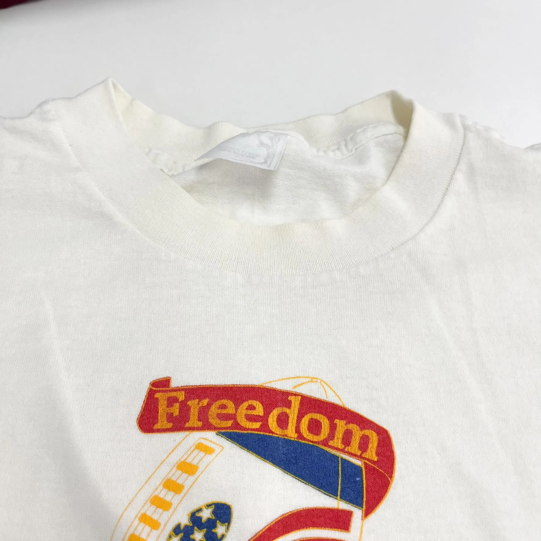 F- Vintage 1990 Freedom Bowl WAC Rams Vs Oregon Ducks Football Single Stitch Tee sold by HG Vintage product image thumbnail 4