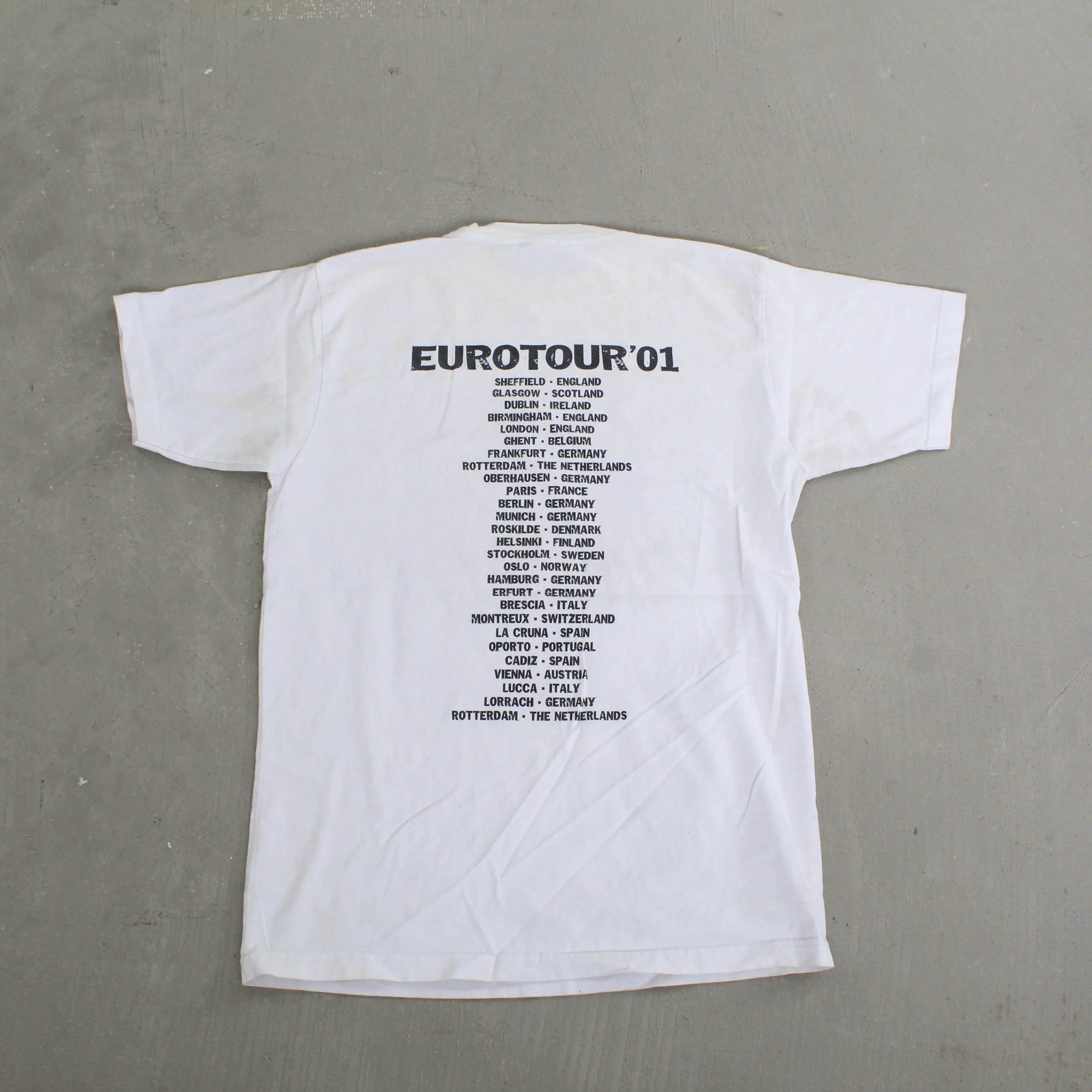 F- Vintage 2001 Neil Young Crazy Horse Euro Tour Picture Tee sold by HG Vintage product image thumbnail 3