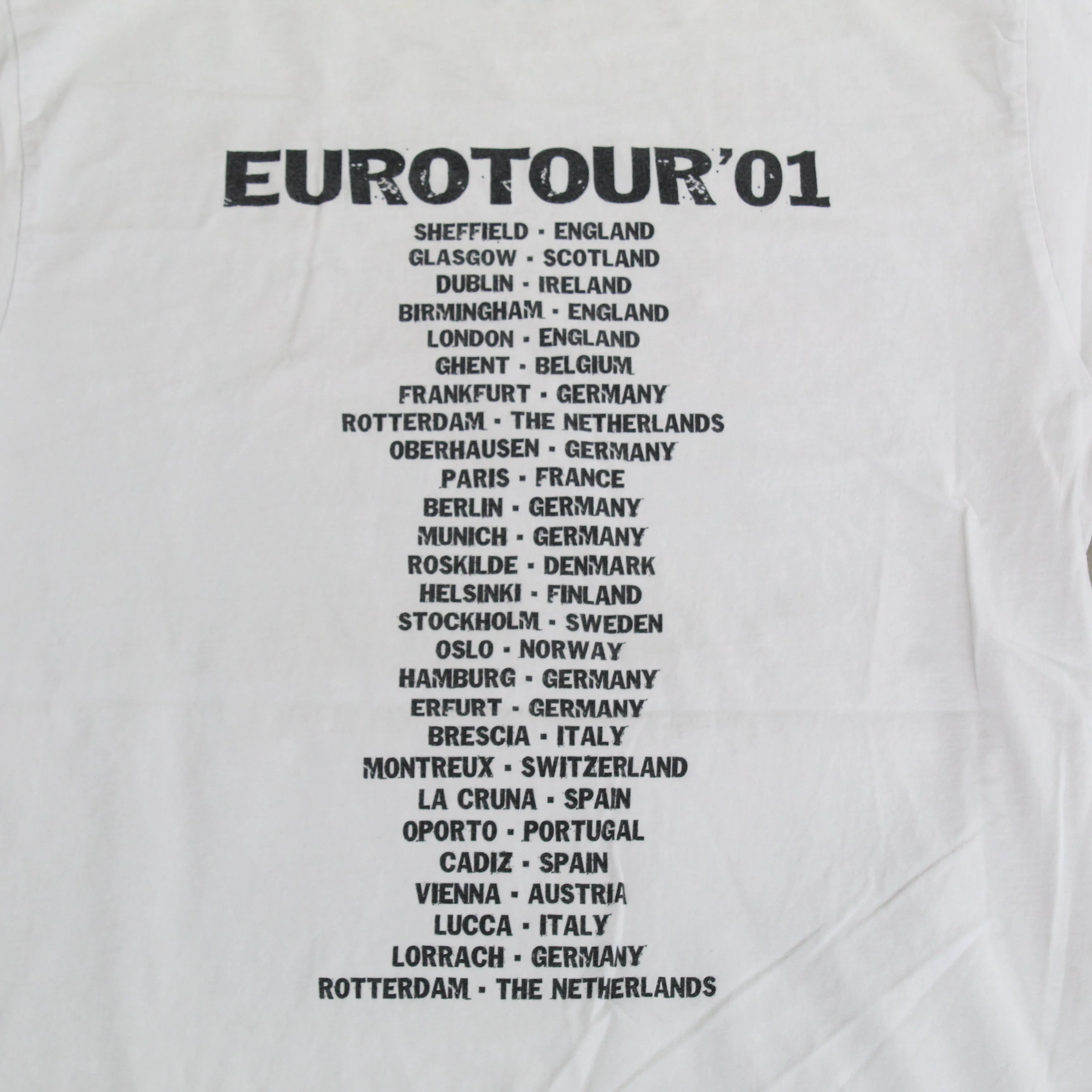 F- Vintage 2001 Neil Young Crazy Horse Euro Tour Picture Tee sold by HG Vintage product image thumbnail 4