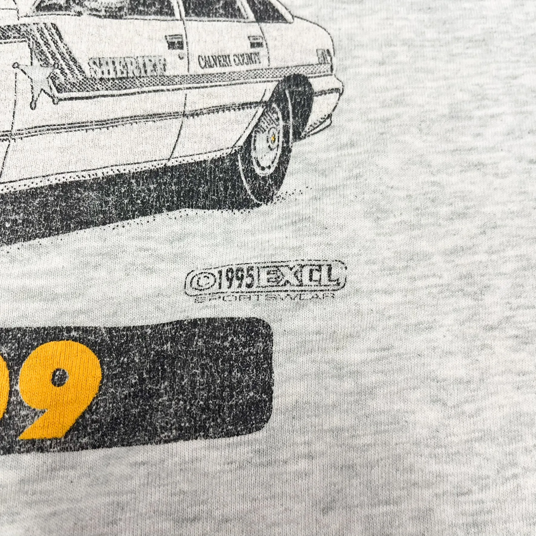 F- Vintage 1995 Calvert County Sheriff Graphic Single Stitch Tee sold by HG Vintage product image thumbnail 3