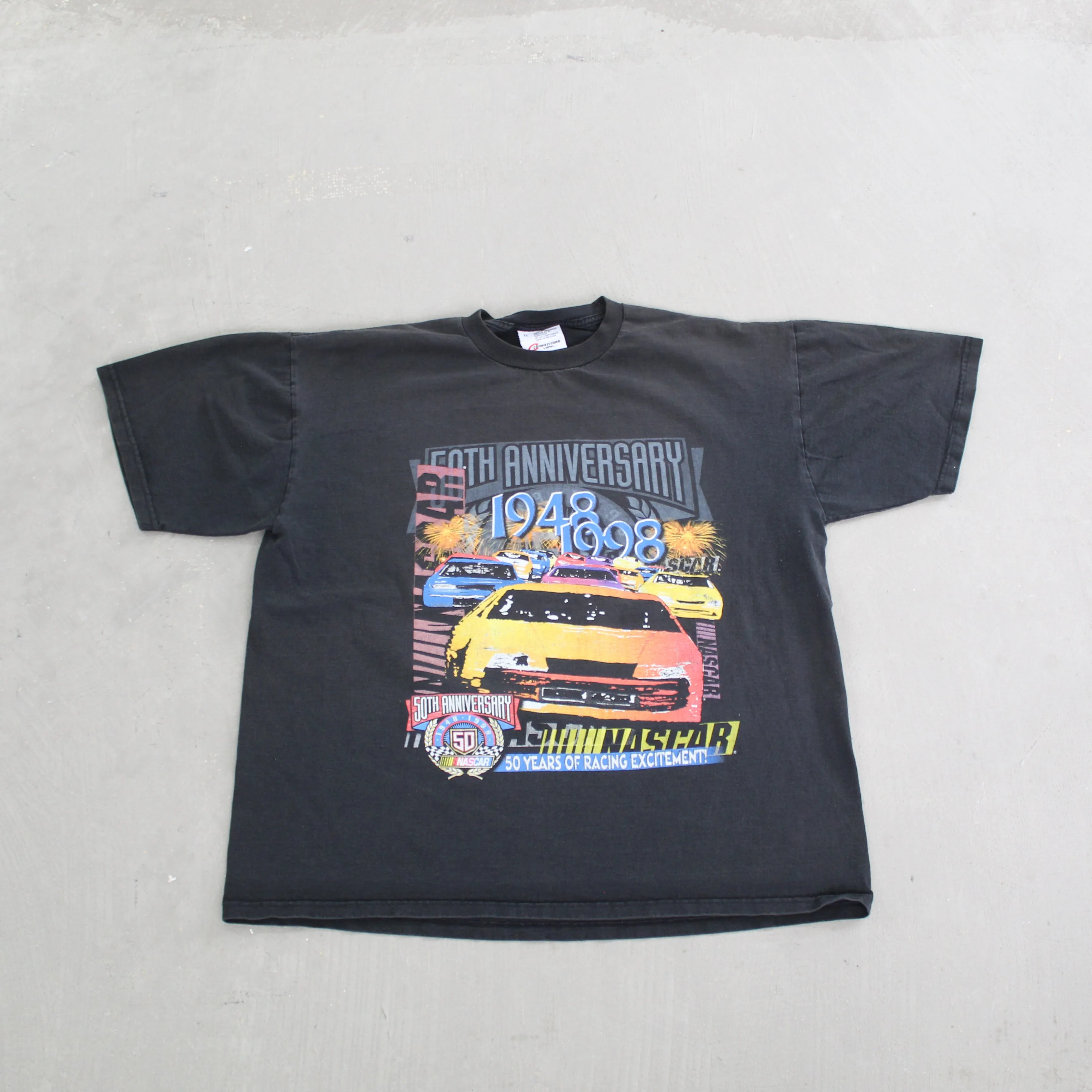 F- Vintage 1998 Nascar Chase Authentic 50th Anniversary Tee sold by HG Vintage