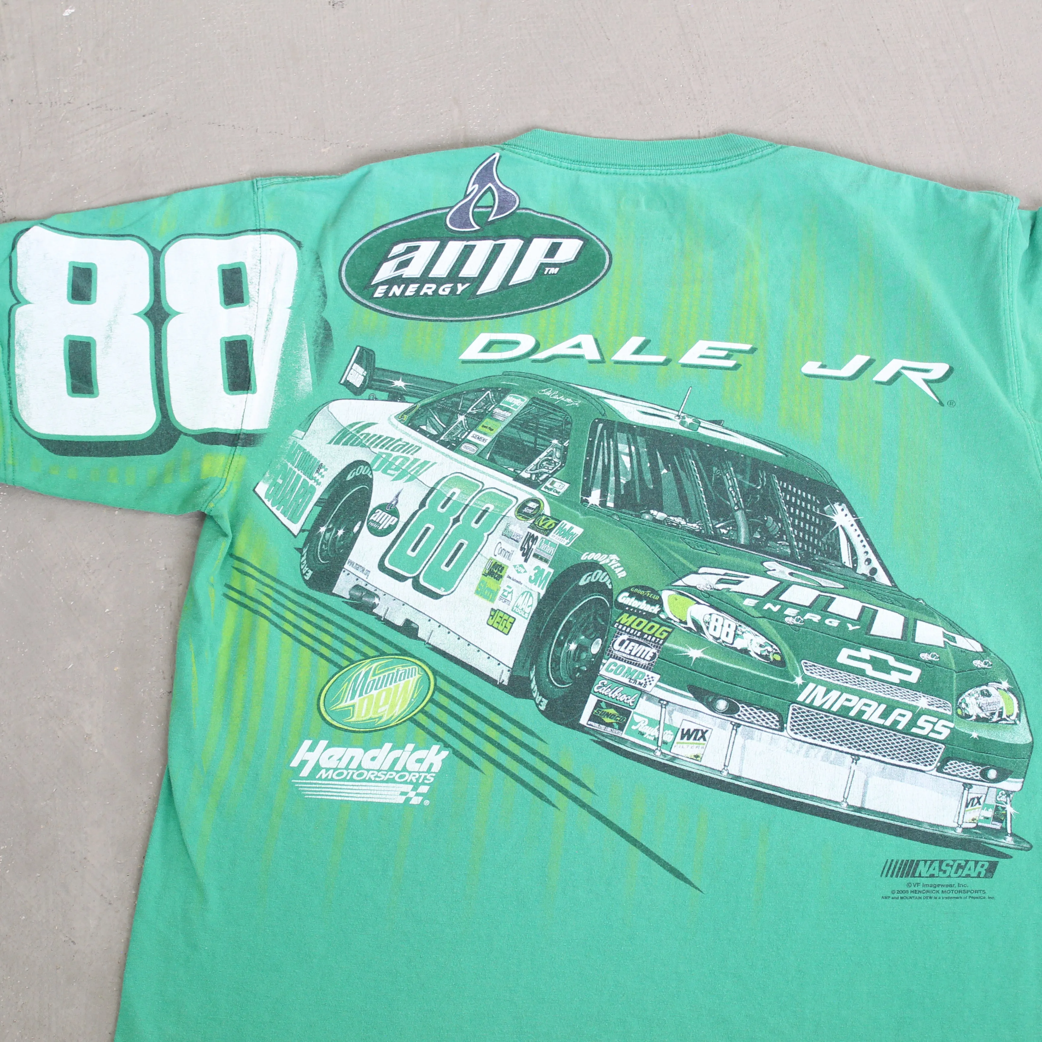 F- 2008 Nascar Hendrick Motorsports AMP Energy Dale Jr 88 Jumbo Picture Tee sold by HG Vintage product image thumbnail 4