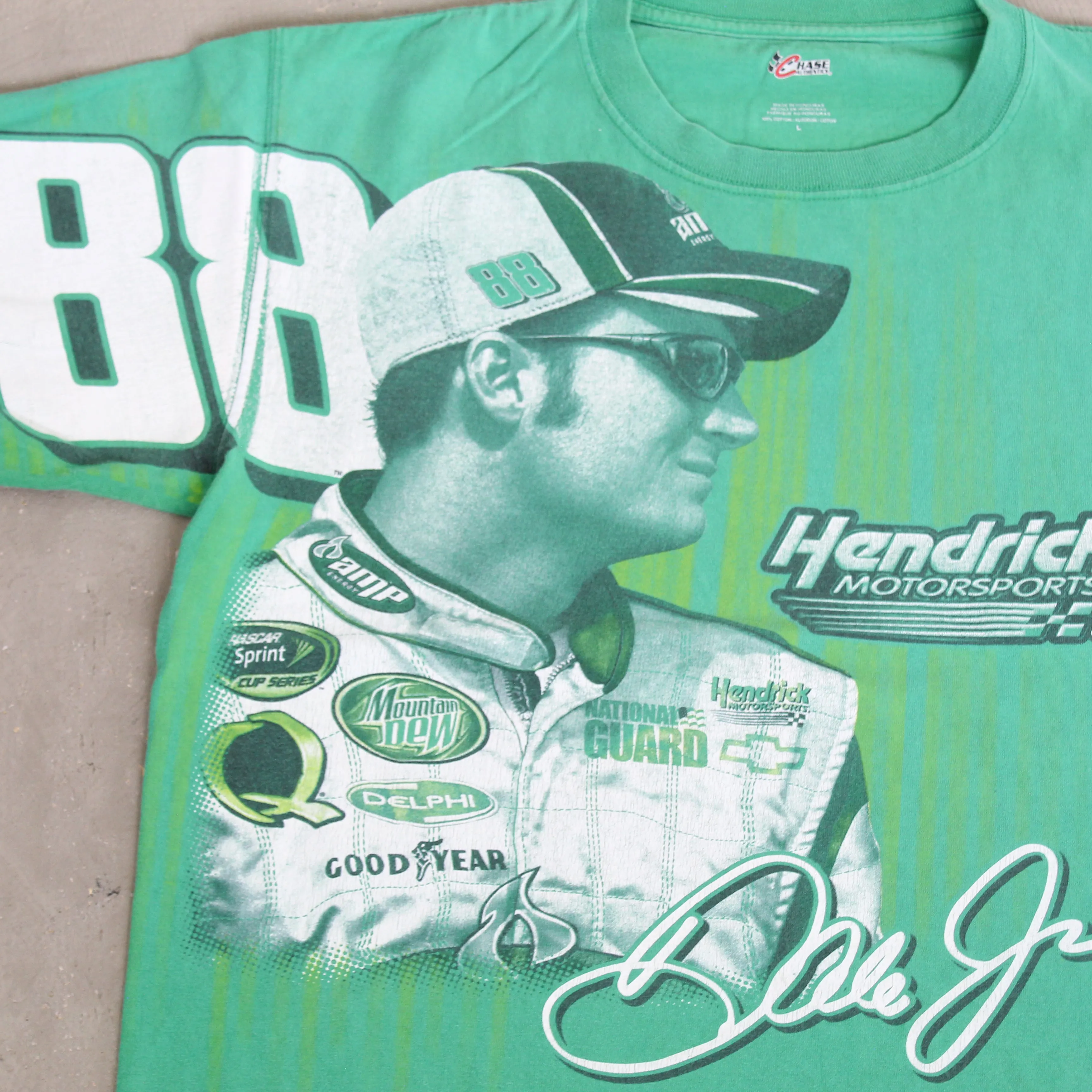 F- 2008 Nascar Hendrick Motorsports AMP Energy Dale Jr 88 Jumbo Picture Tee sold by HG Vintage product image thumbnail 2