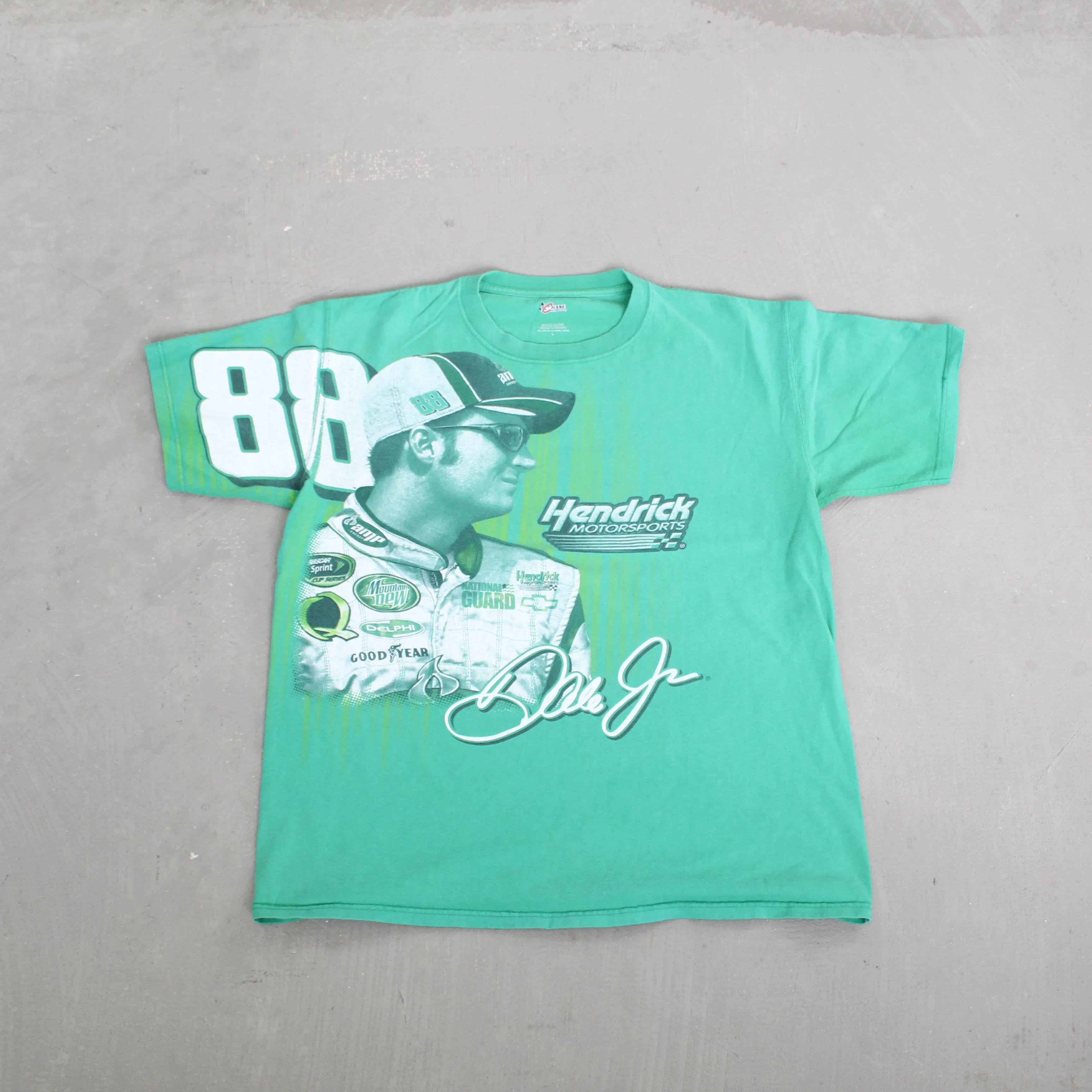 F- 2008 Nascar Hendrick Motorsports AMP Energy Dale Jr 88 Jumbo Picture Tee sold by HG Vintage