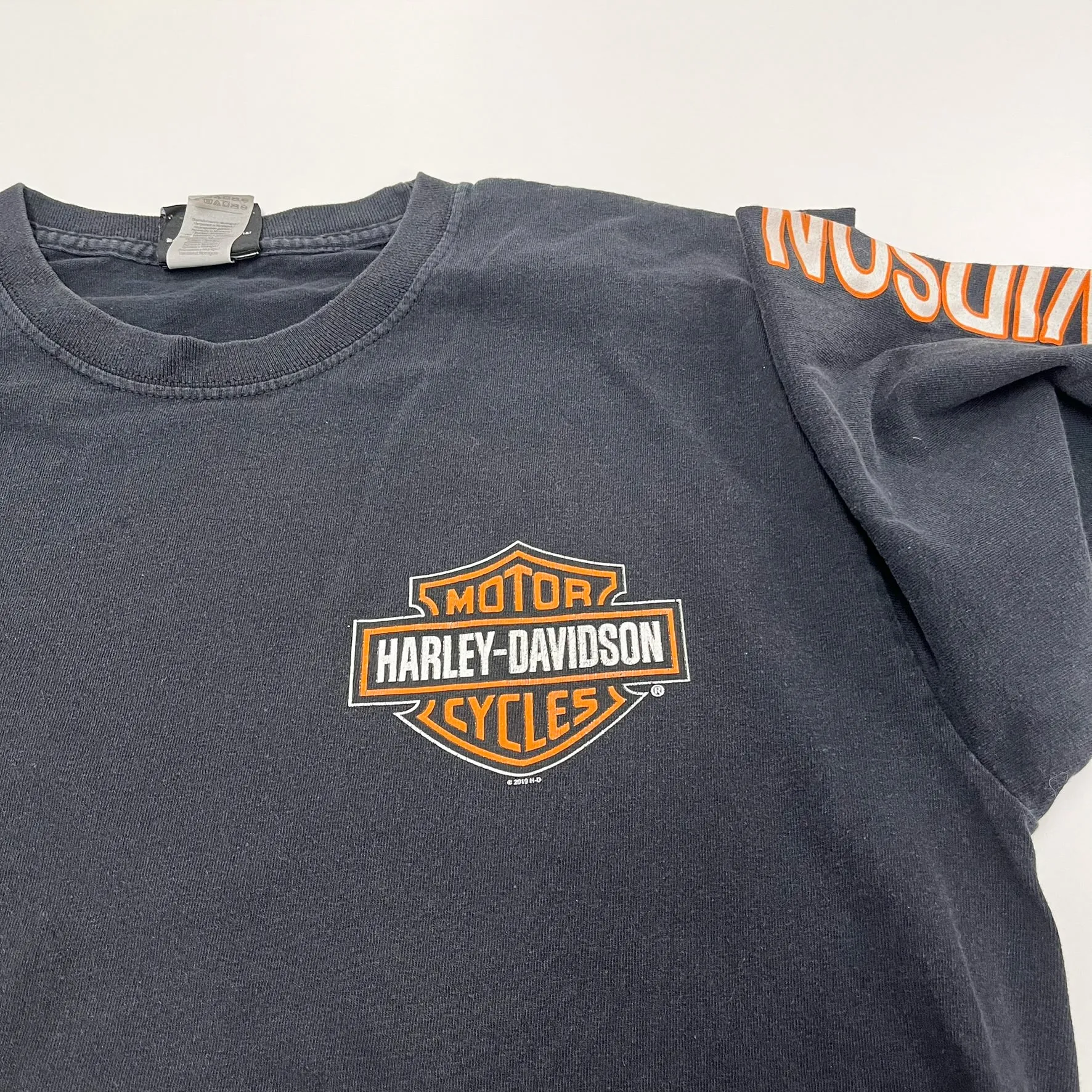 F- 2019 Harley Davidson Key West Florida Graphic Long Sleeve Tee sold by HG Vintage product image thumbnail 2