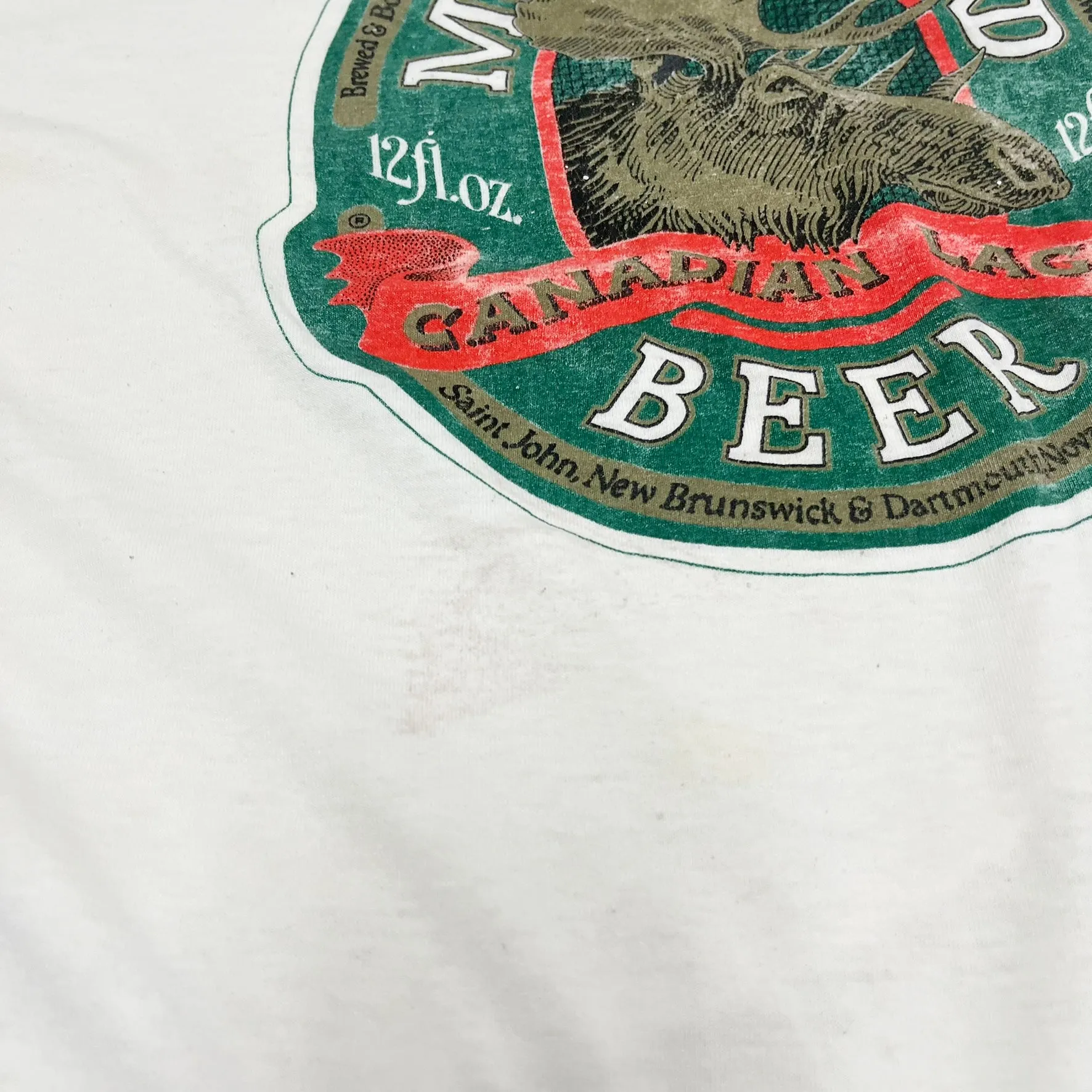 F- Vintage Moosehead Beer Logo Single Stitch Tee sold by HG Vintage product image thumbnail 3