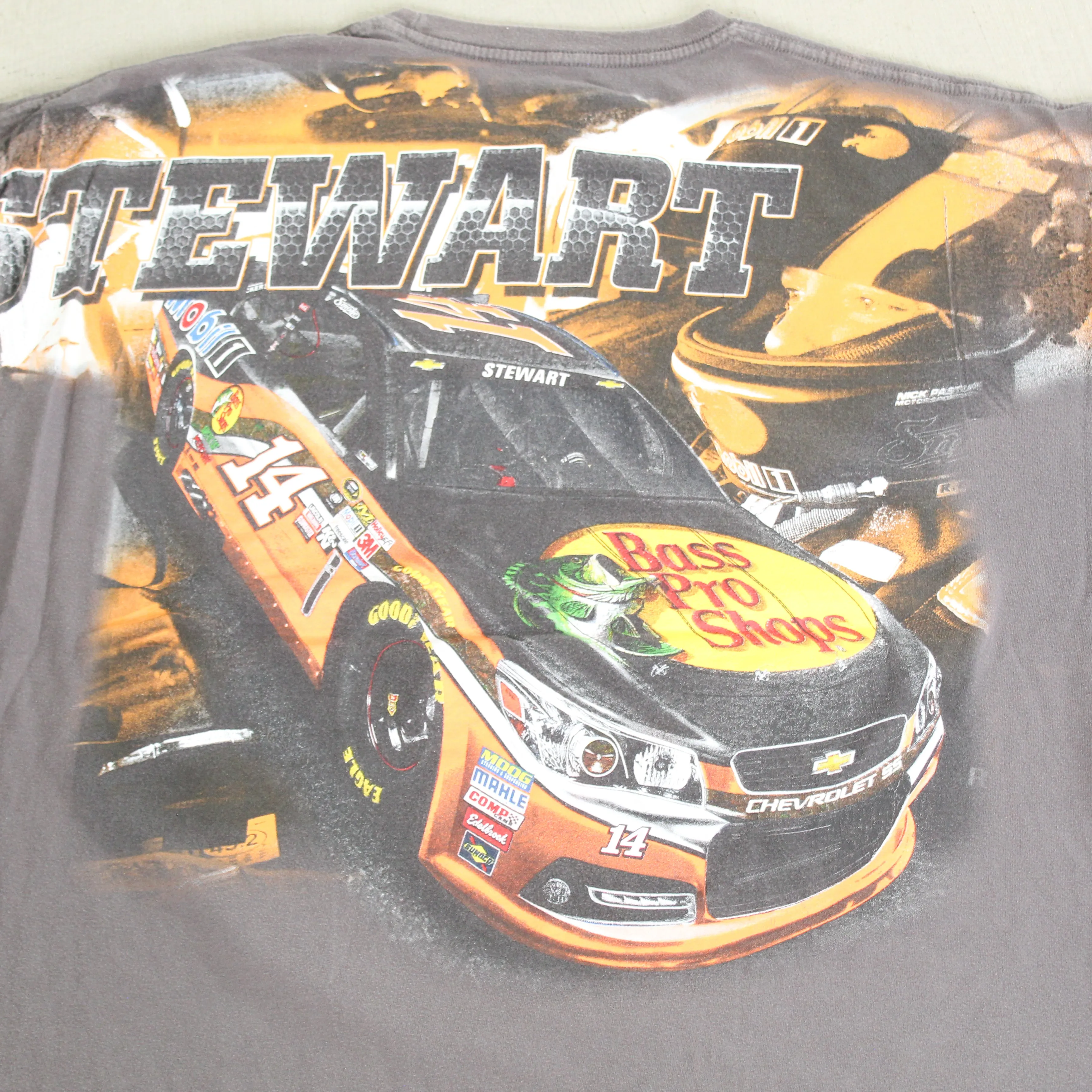 F- Nascar Stewart-Haas Racing Car Jumbo Picture Tee sold by HG Vintage product image thumbnail 4