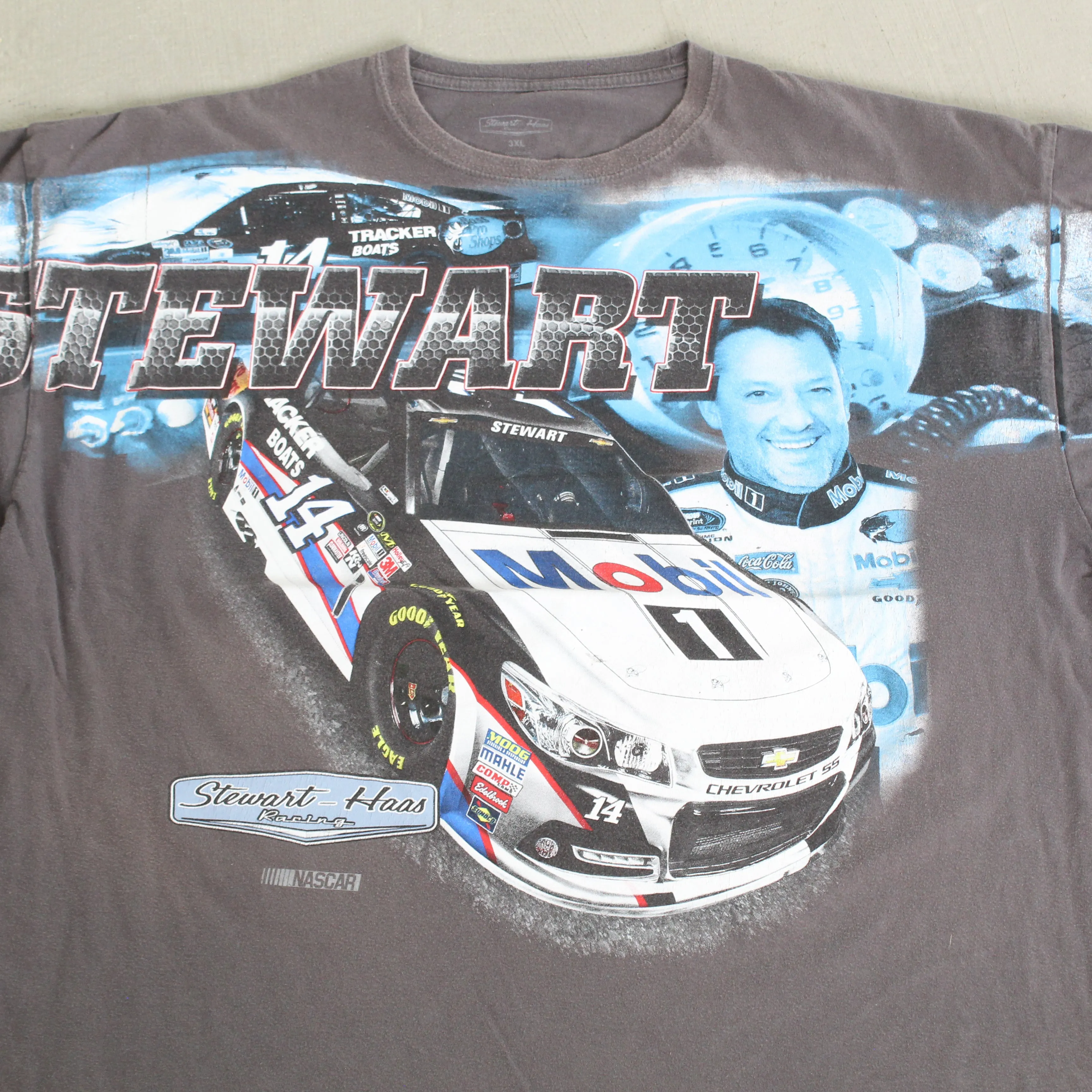 F- Nascar Stewart-Haas Racing Car Jumbo Picture Tee sold by HG Vintage product image thumbnail 2