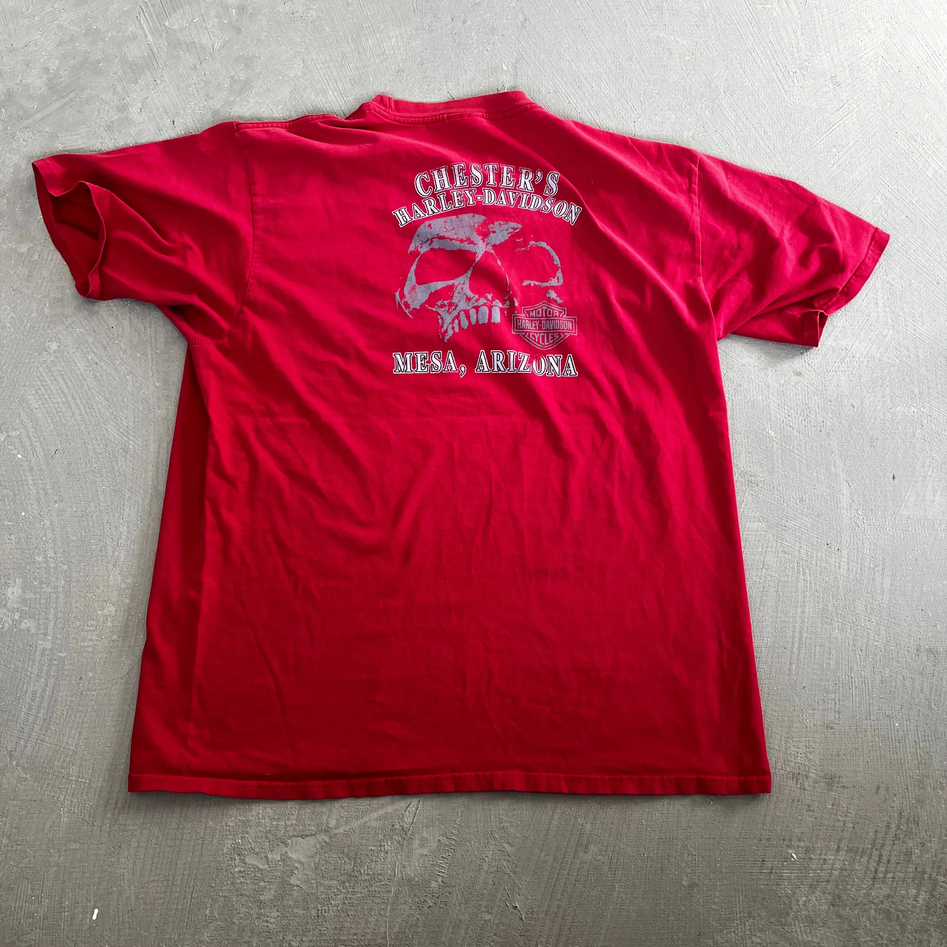 F- Vintage Harley Davidson Mesa Arizona Graphic Pocket Tee sold by HG Vintage product image thumbnail 3