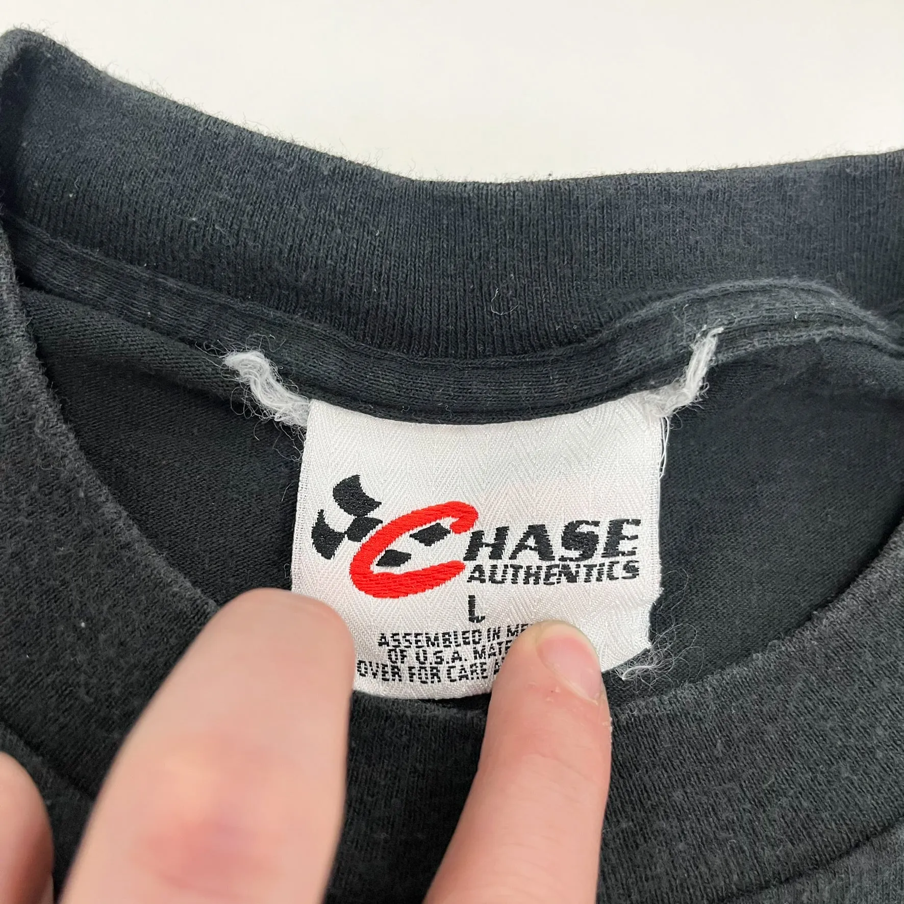 F- Vintage 2000 Nascar Chase Authentic The Millennium Tour Schedule Tee sold by HG Vintage product image thumbnail 5