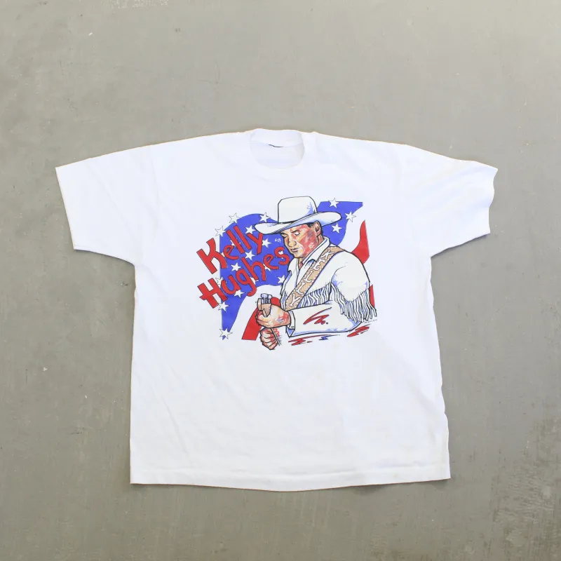 F- Vintage 93' Kelly Hughes Country Music Single Stitch Tee sold by HG Vintage