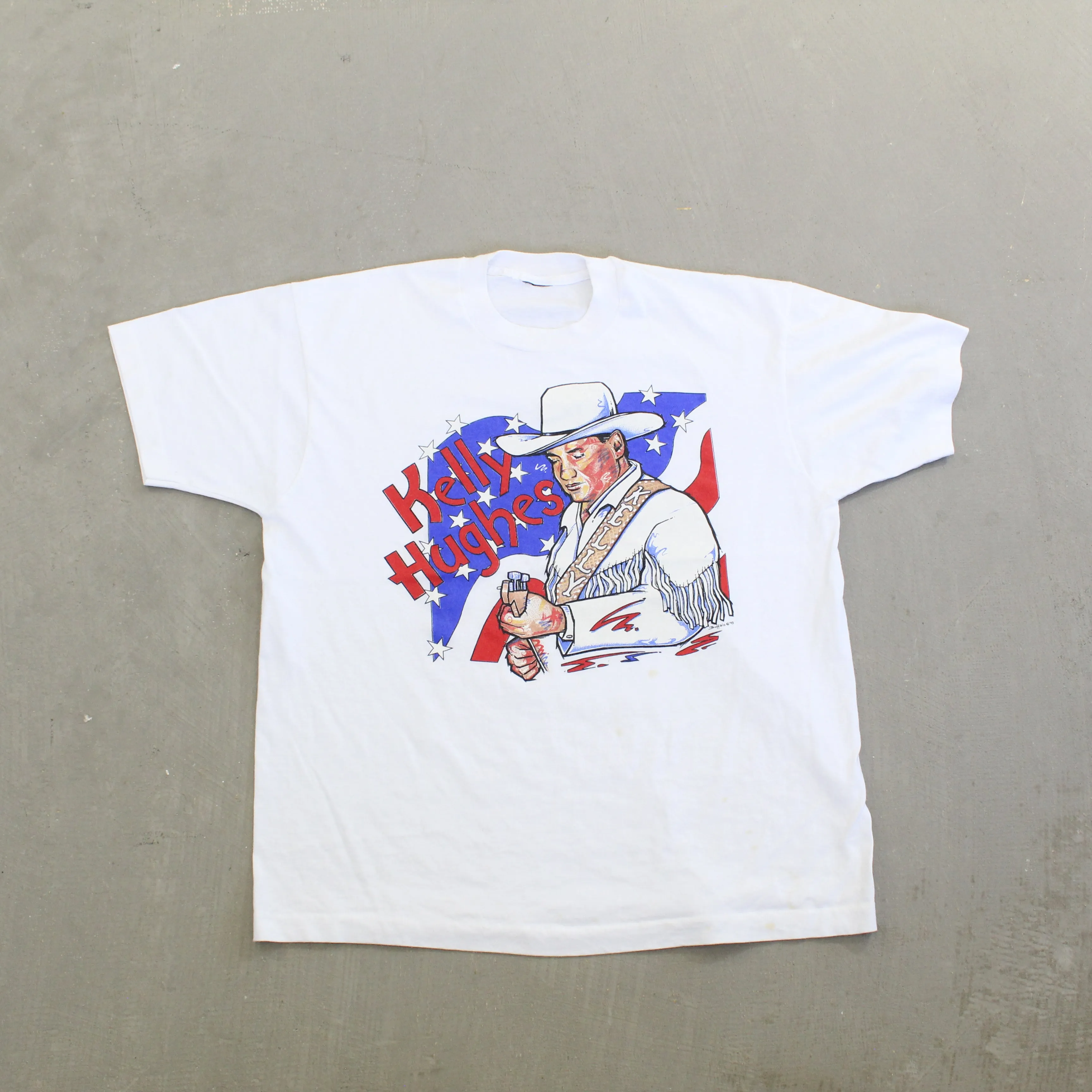 F- Vintage 93' Kelly Hughes Country Music Single Stitch Tee sold by HG Vintage