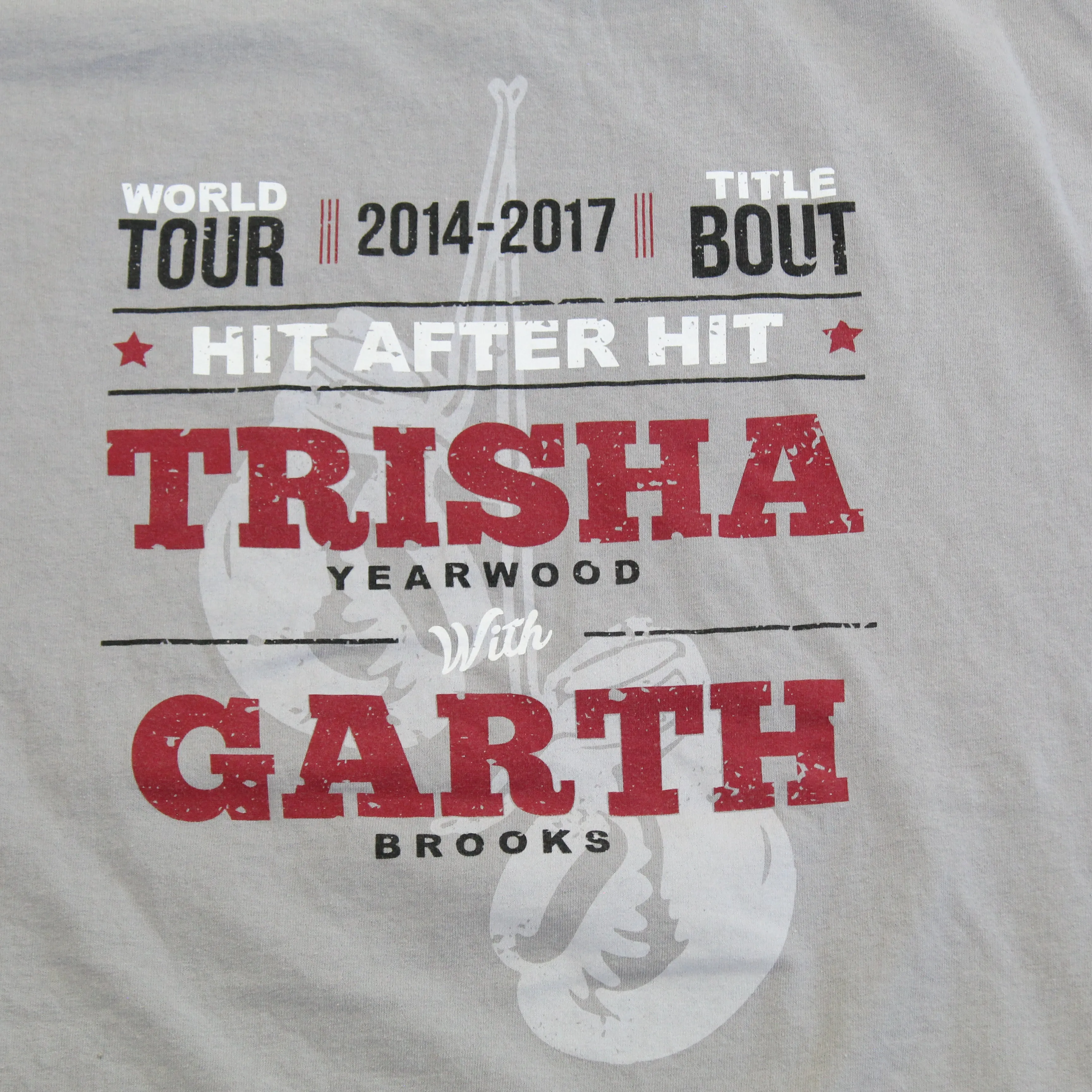 F- Trisha Yearwood Hit After Hit World Tour w/ Garth Brooks Country Music Tee sold by HG Vintage product image thumbnail 4