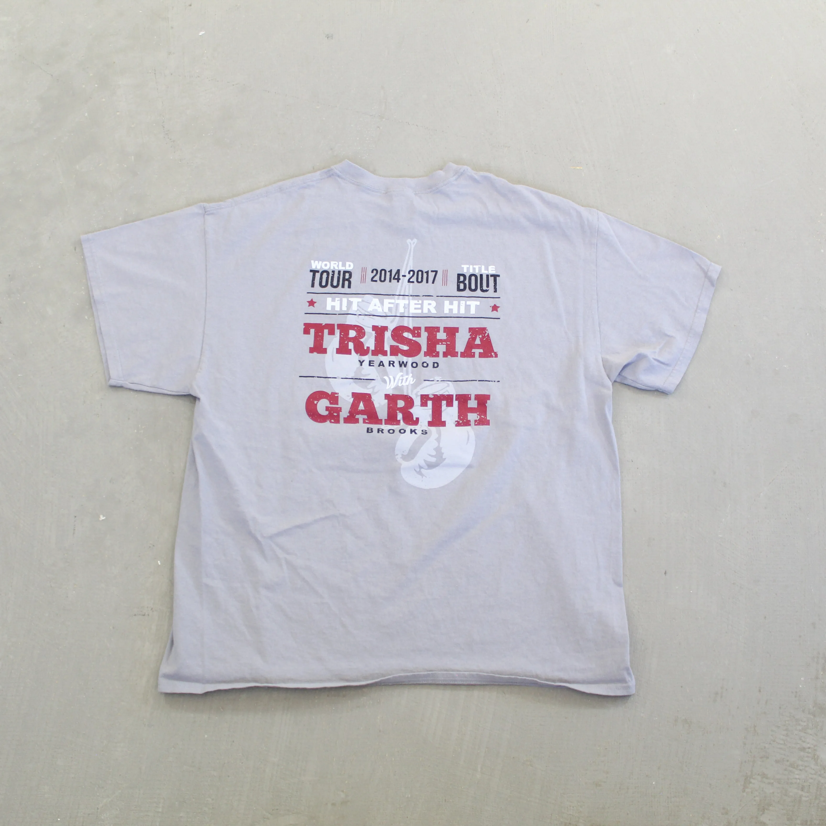 F- Trisha Yearwood Hit After Hit World Tour w/ Garth Brooks Country Music Tee sold by HG Vintage product image thumbnail 3