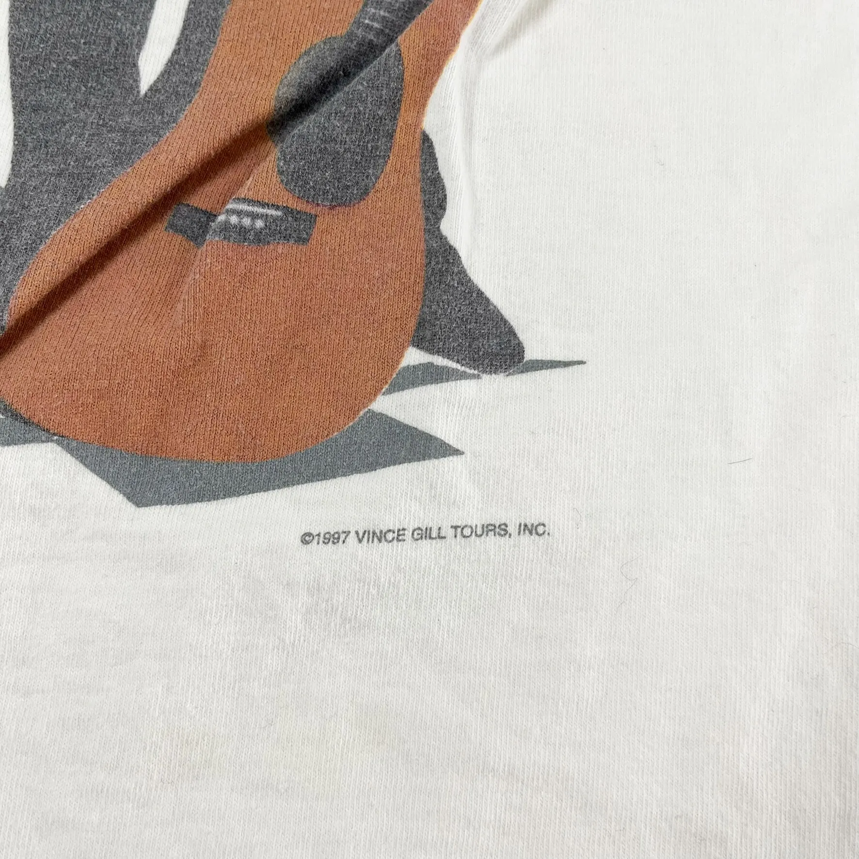 F- Vintage 97' Vince Gill Picture Tour Single Stitch Tee sold by HG Vintage product image thumbnail 5