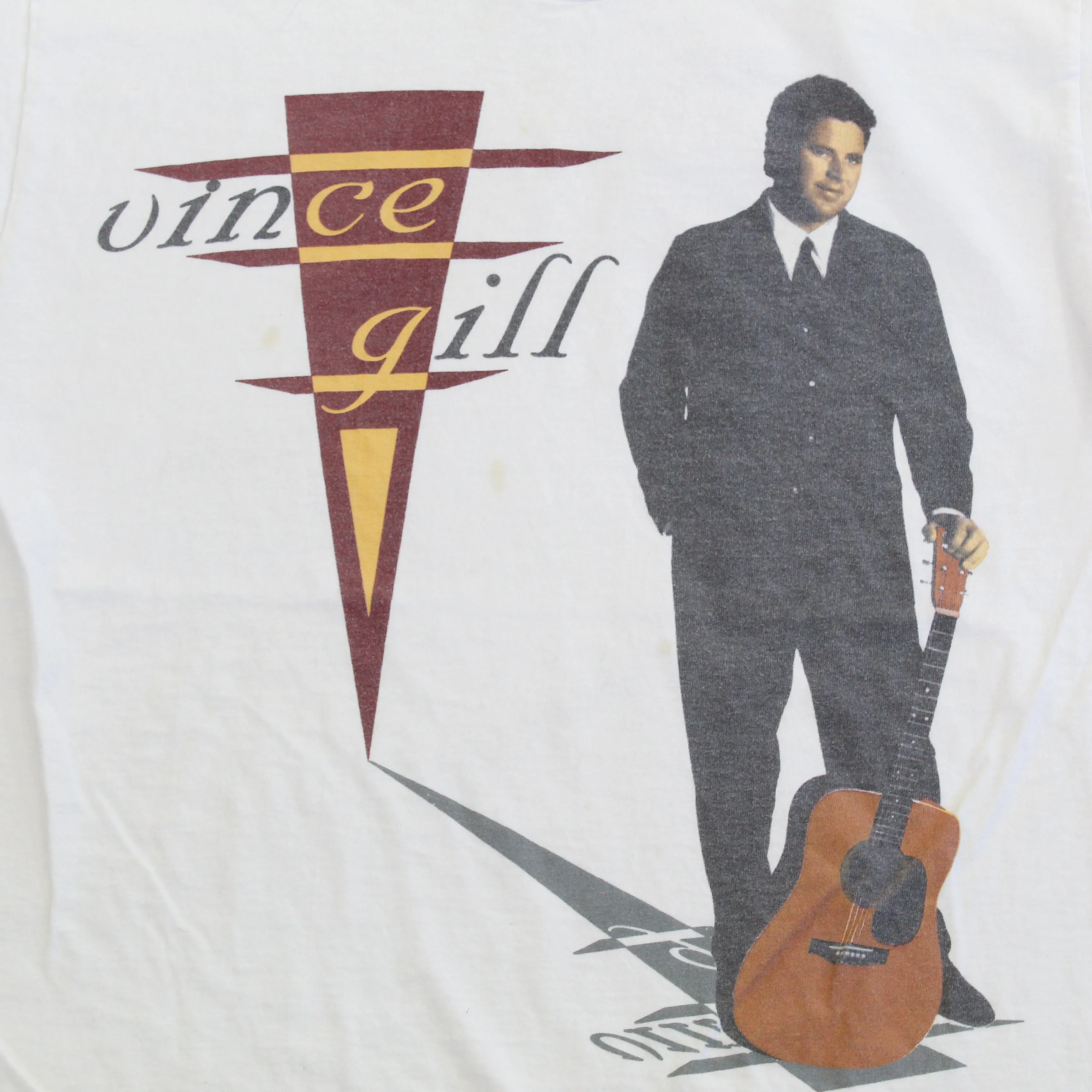 F- Vintage 97' Vince Gill Picture Tour Single Stitch Tee sold by HG Vintage product image thumbnail 2