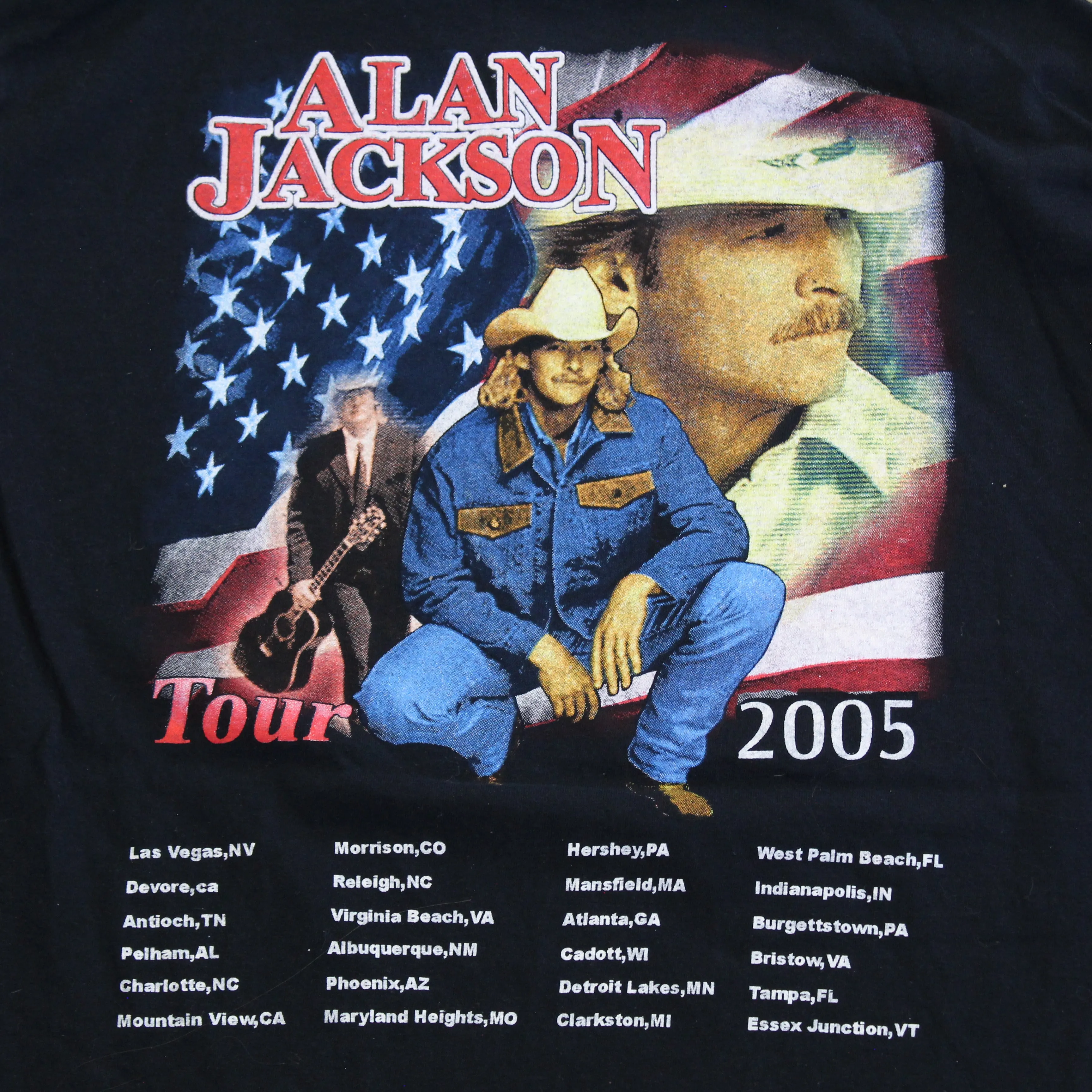 F- 2005 Alan Jackson Picture USA Tour Tee sold by HG Vintage product image thumbnail 4