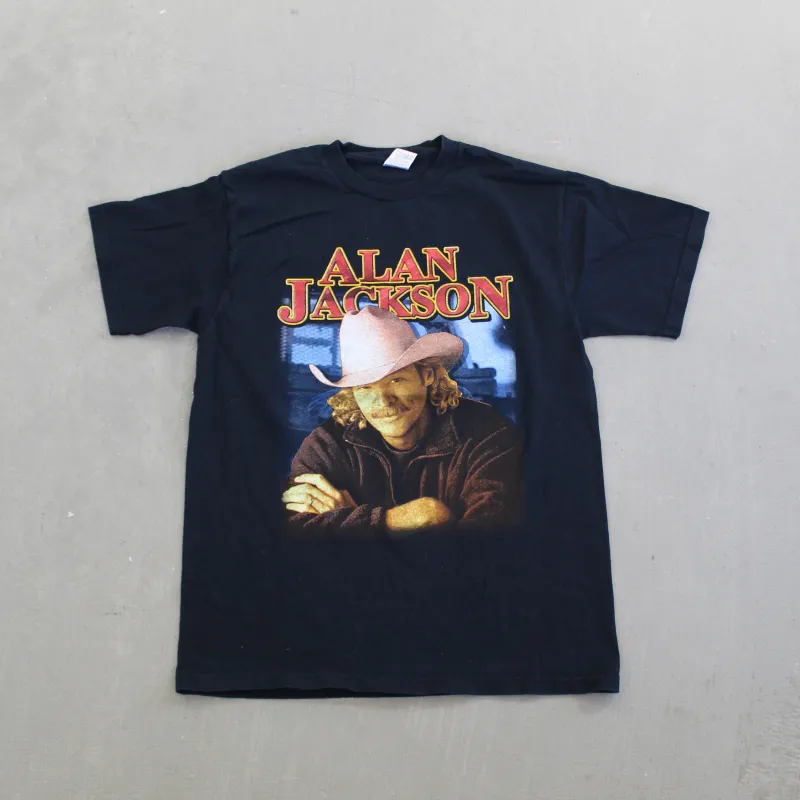 F-  2005 Alan Jackson Picture USA Tour Tee sold by HG Vintage