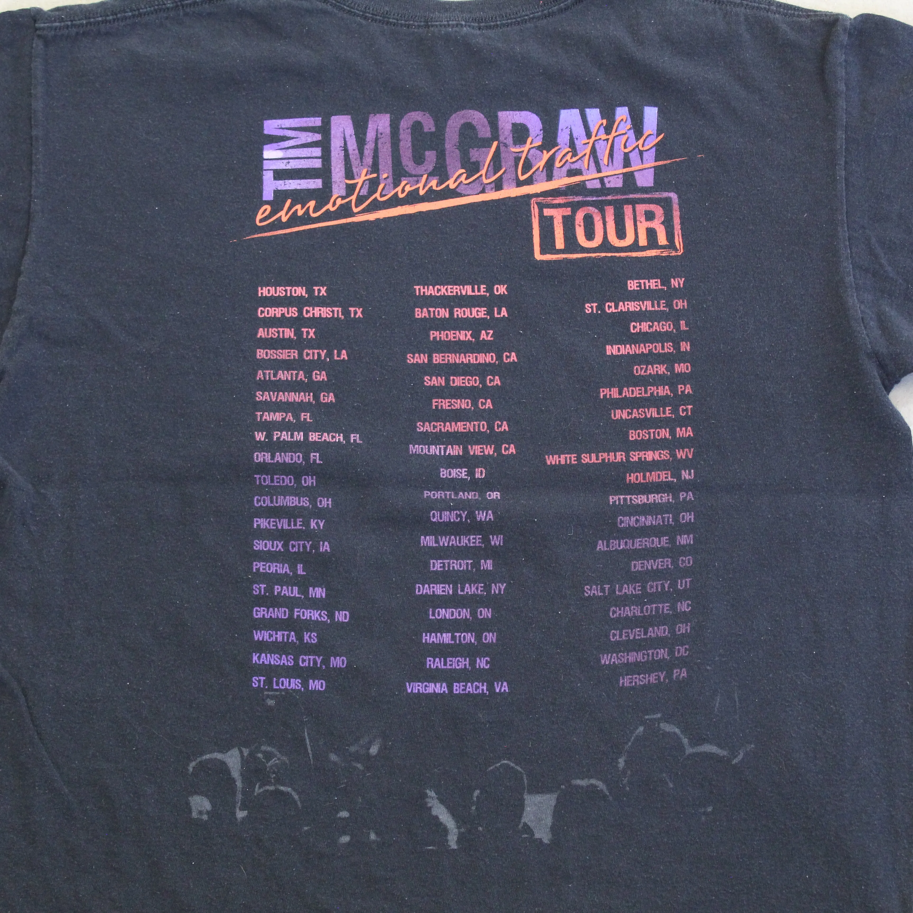 F- 2011 Tim McGraw Emotional Traffic Tour Picture Tee sold by HG Vintage product image thumbnail 4