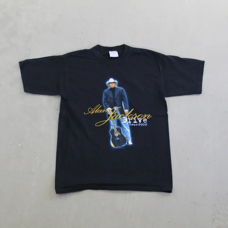 F- Vintage 2002 Alan Jackson Drive Tour Picture Tee sold by HG Vintage