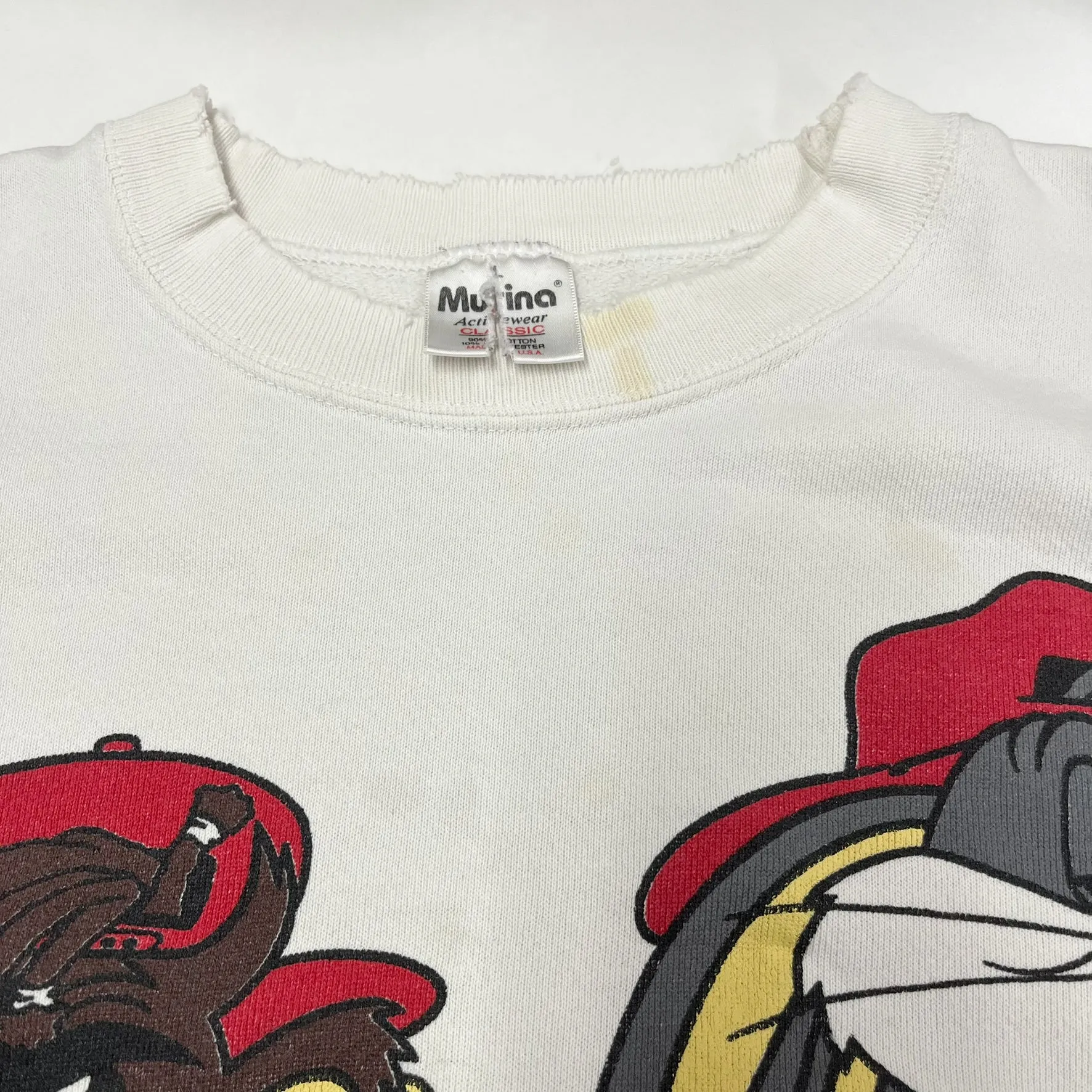F- Vintage Looney Tunes Bugs Bunny & Taz Graphic Crewneck sold by HG Vintage product image thumbnail 4