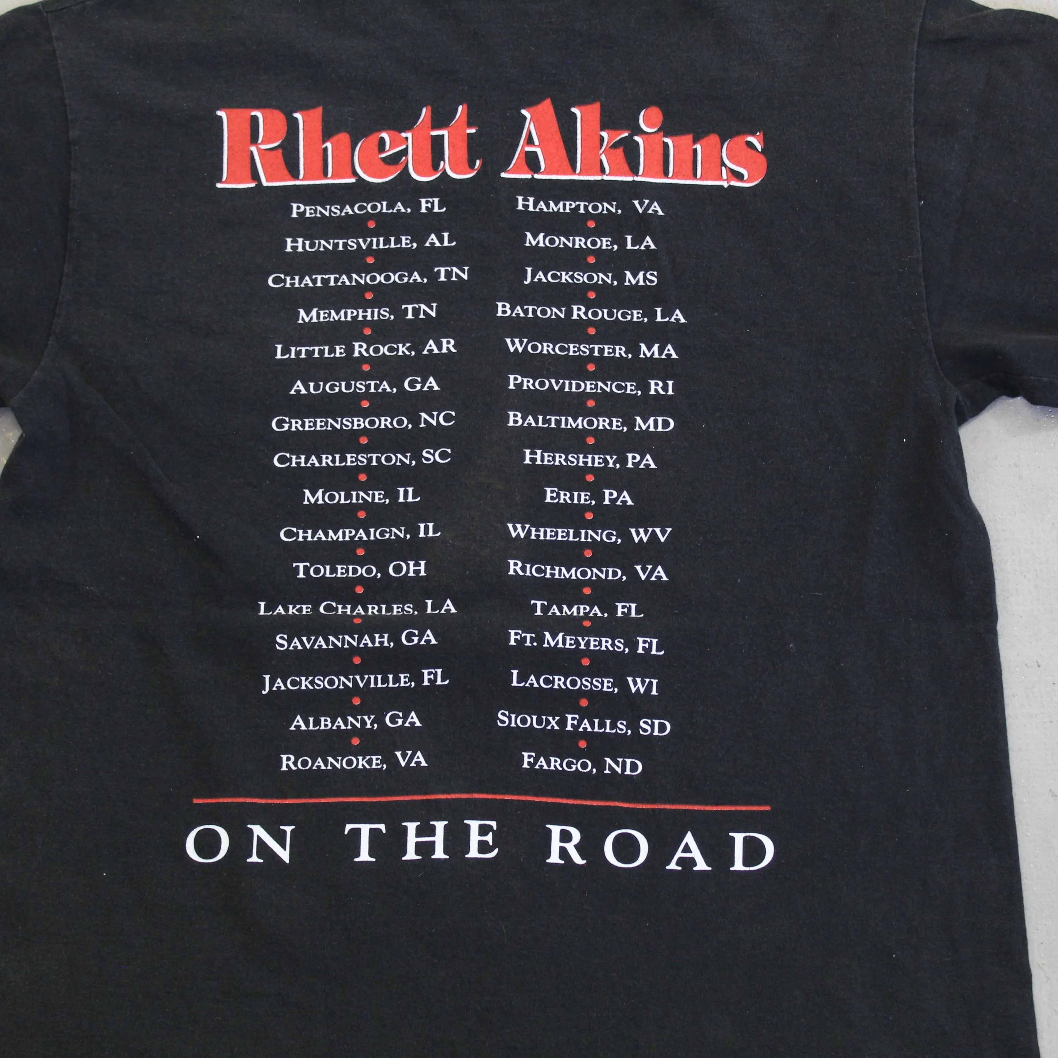 F- Vintage 96' Rhett Atkins On The Road Tour Signed Single Stitch Tee sold by HG Vintage product image thumbnail 4