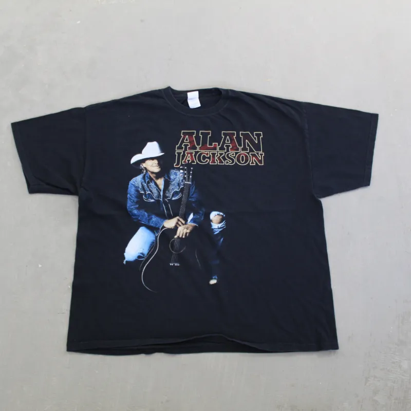 F- 2011 Alan Jackson Picture Tour Tee sold by HG Vintage