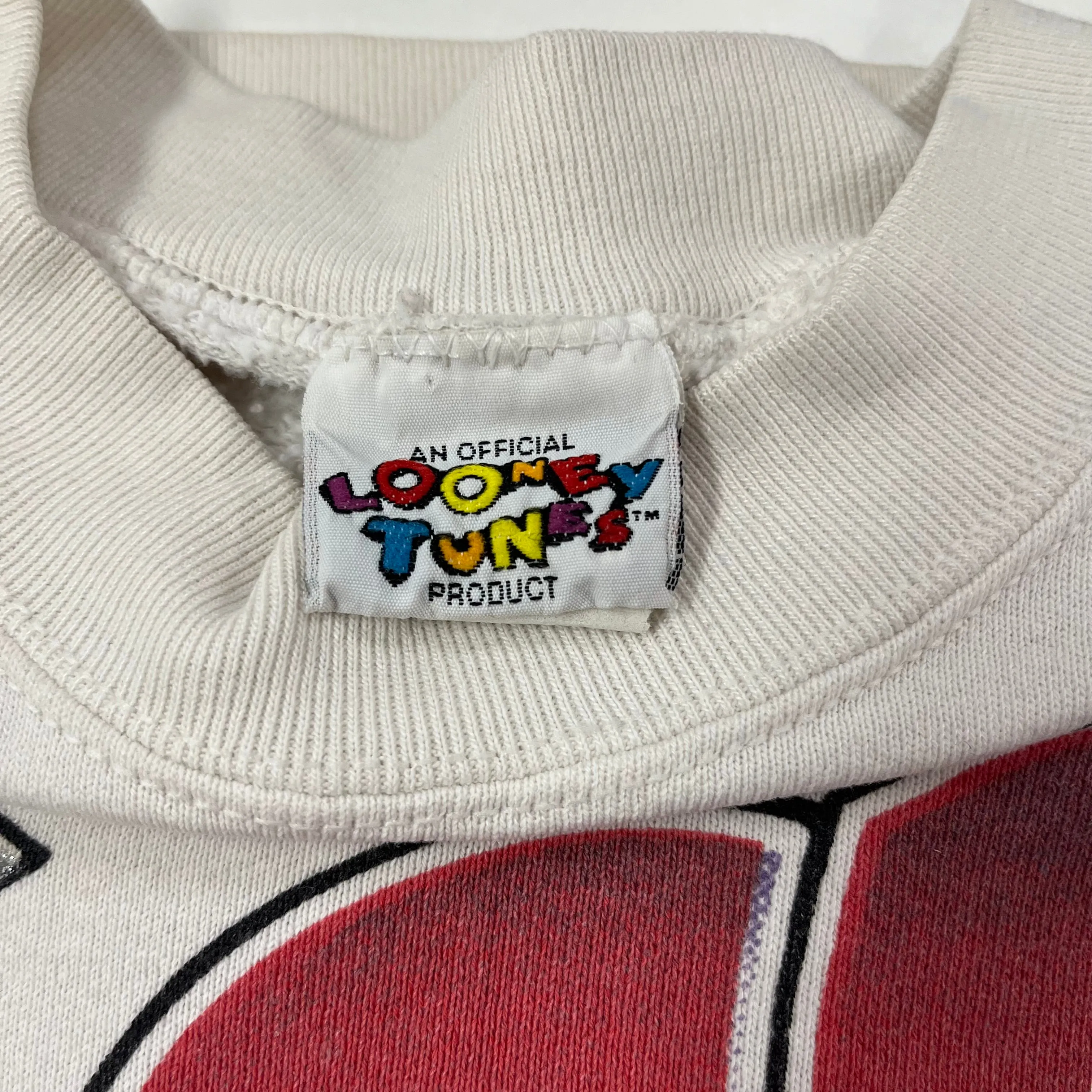 F- Vintage 96' Looney Tunes Tweedy Bird Back Off Buddy Jumbo Print Crewneck sold by HG Vintage product image thumbnail 4