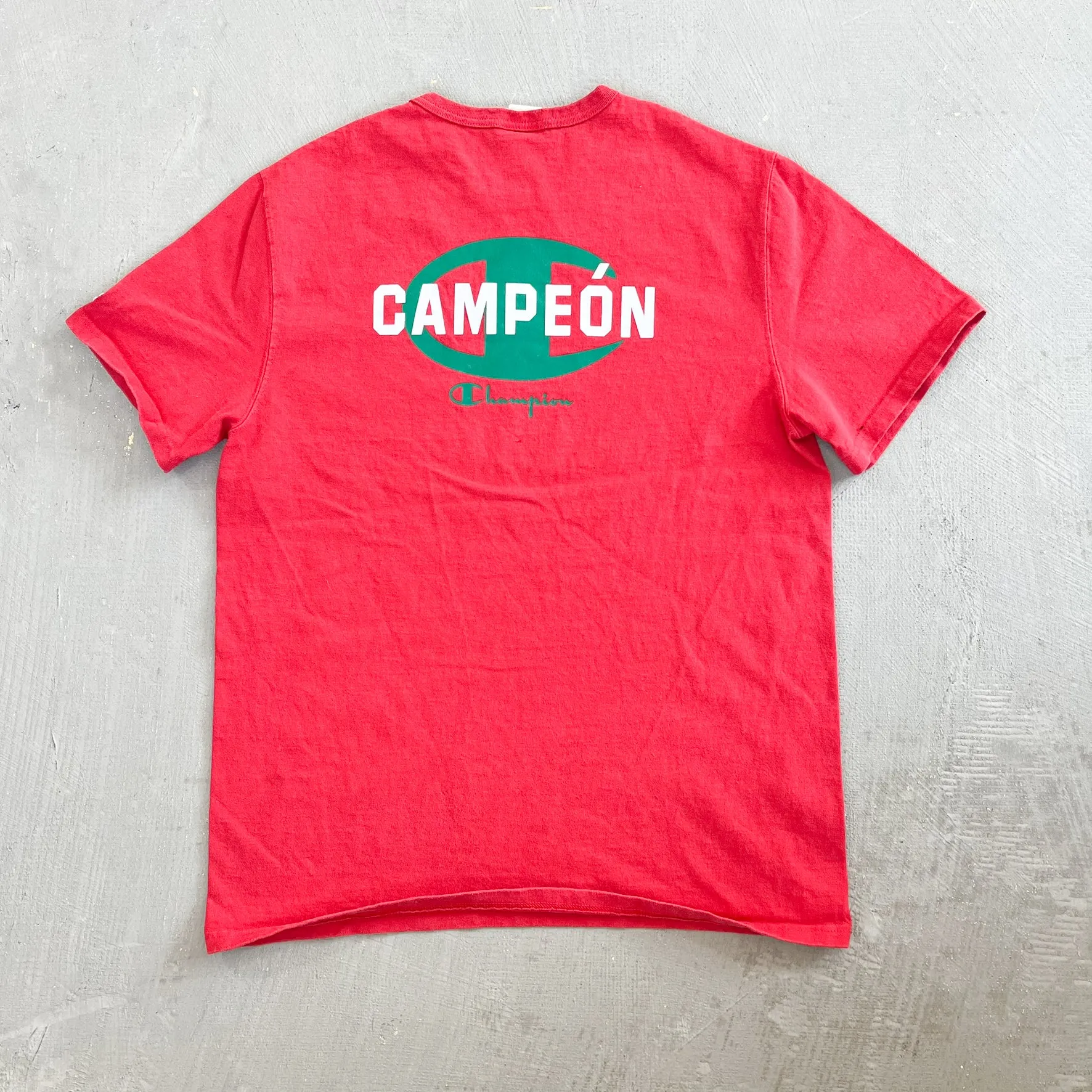 F- Vintage Champion Campeon Embroidered Text Tee sold by HG Vintage product image thumbnail 3