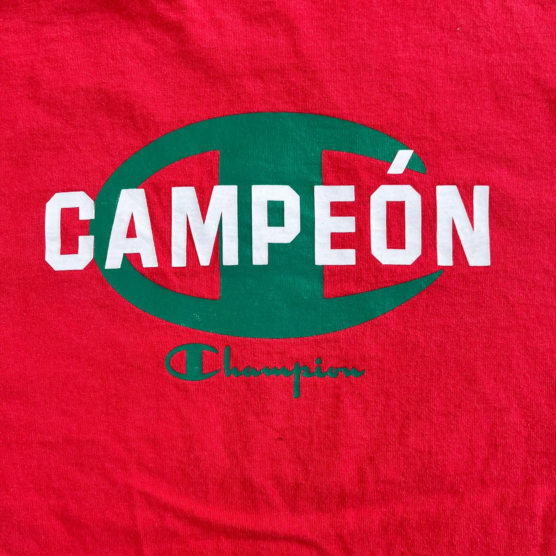 F- Vintage Champion Campeon Embroidered Text Tee sold by HG Vintage product image thumbnail 4