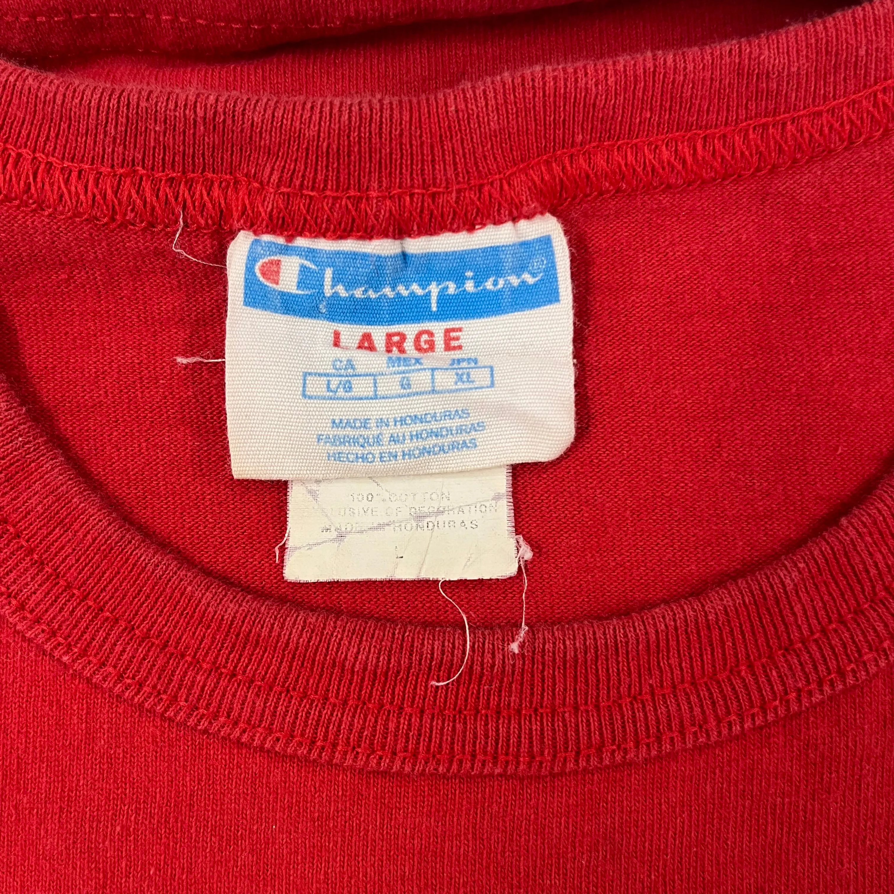 F- Vintage Champion Campeon Embroidered Text Tee sold by HG Vintage product image thumbnail 5