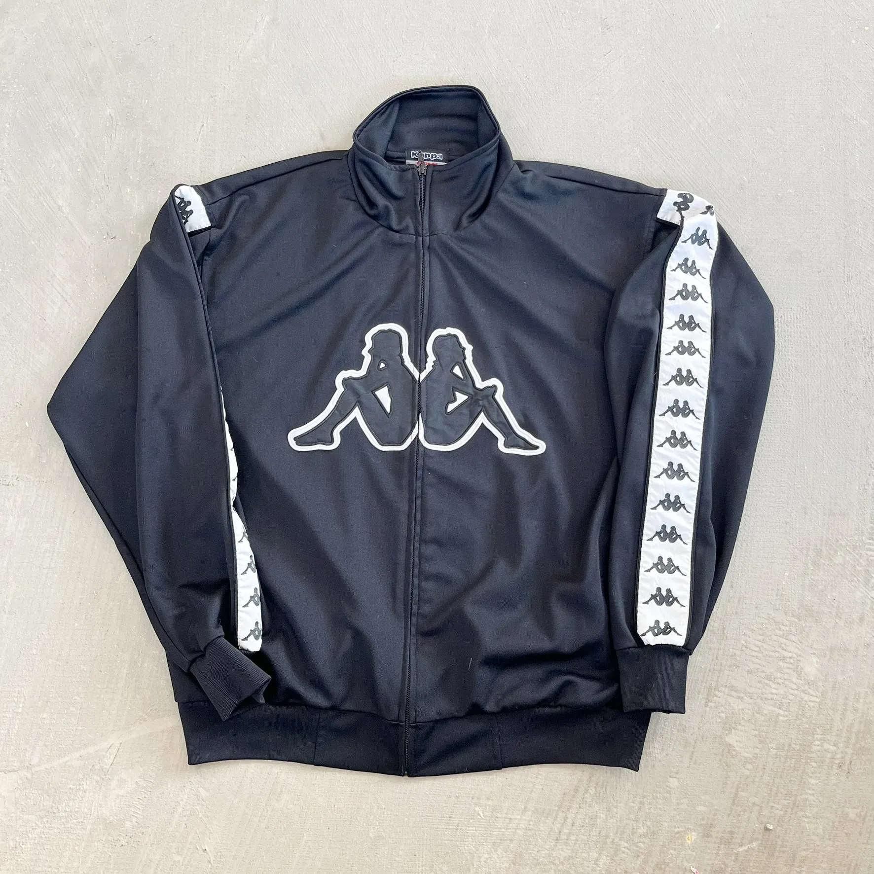 F- Kappa Embroidered Logo Zip Up Track Jacket sold by HG Vintage