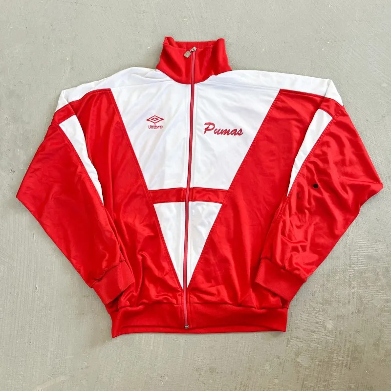 F- Vintage Umbro Embroidered Logo Pumas Zip Up Track Jacket sold by HG Vintage