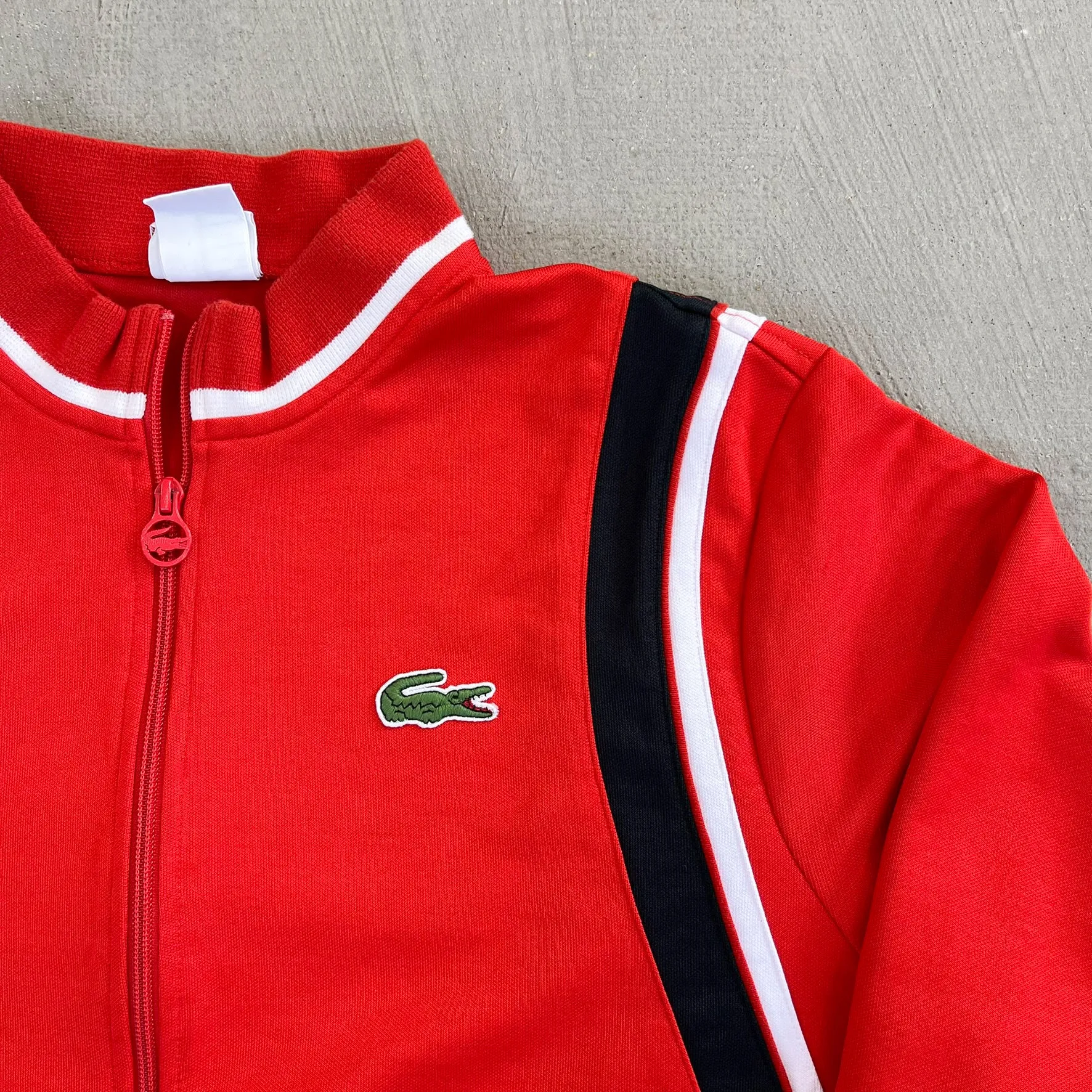 F- Vintage Lacoste Embroidered Logo Zip Up Track Jacket sold by HG Vintage product image thumbnail 2