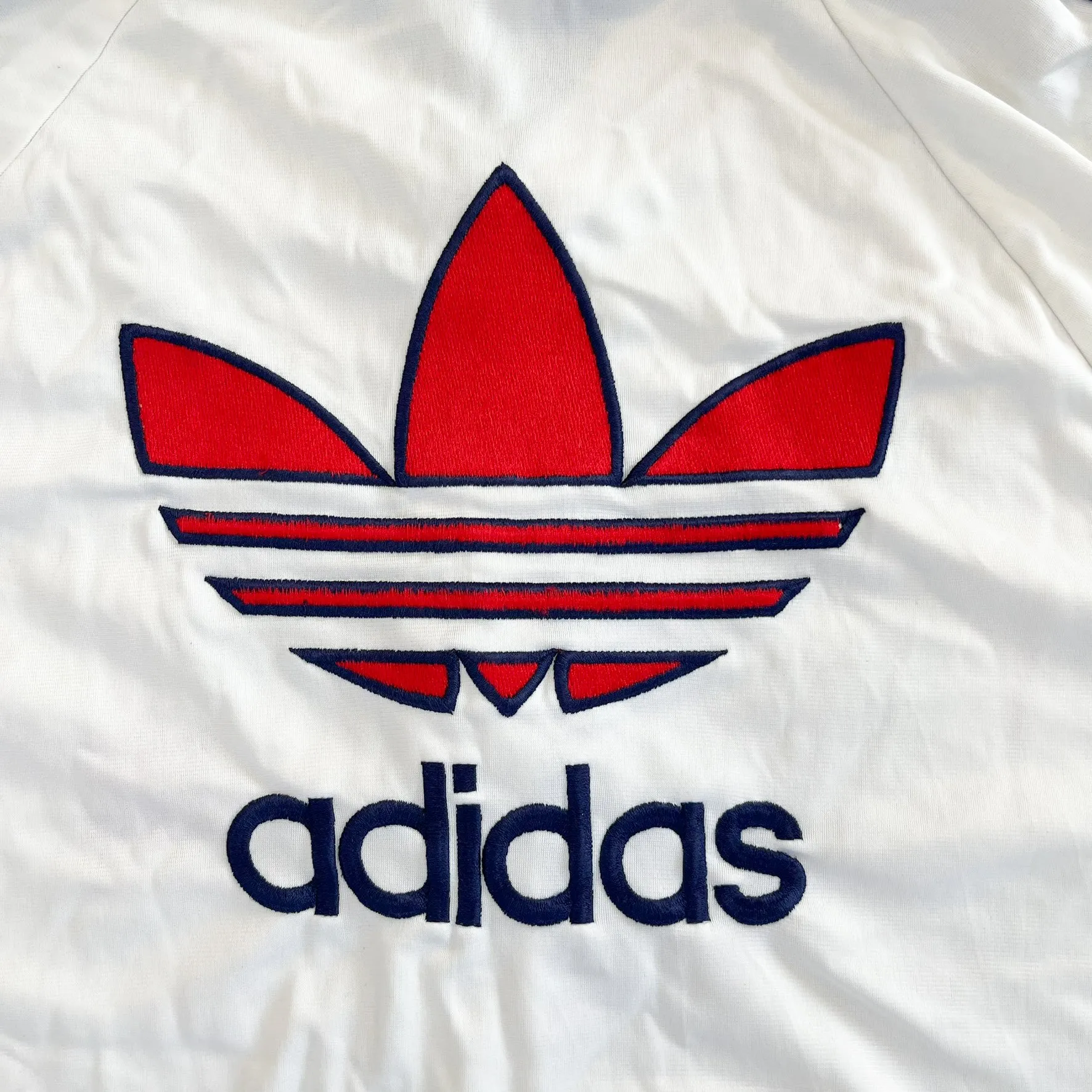 F- Vintage Adidas Made In USA Embroidered Logo Zip Up Track Jacket sold by HG Vintage product image thumbnail 4