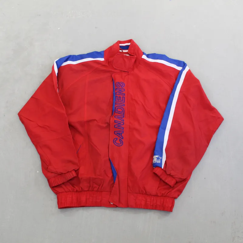 F- Vintage Montreal Canadiens NHL Starter Zip Up Jacket sold by HG Vintage