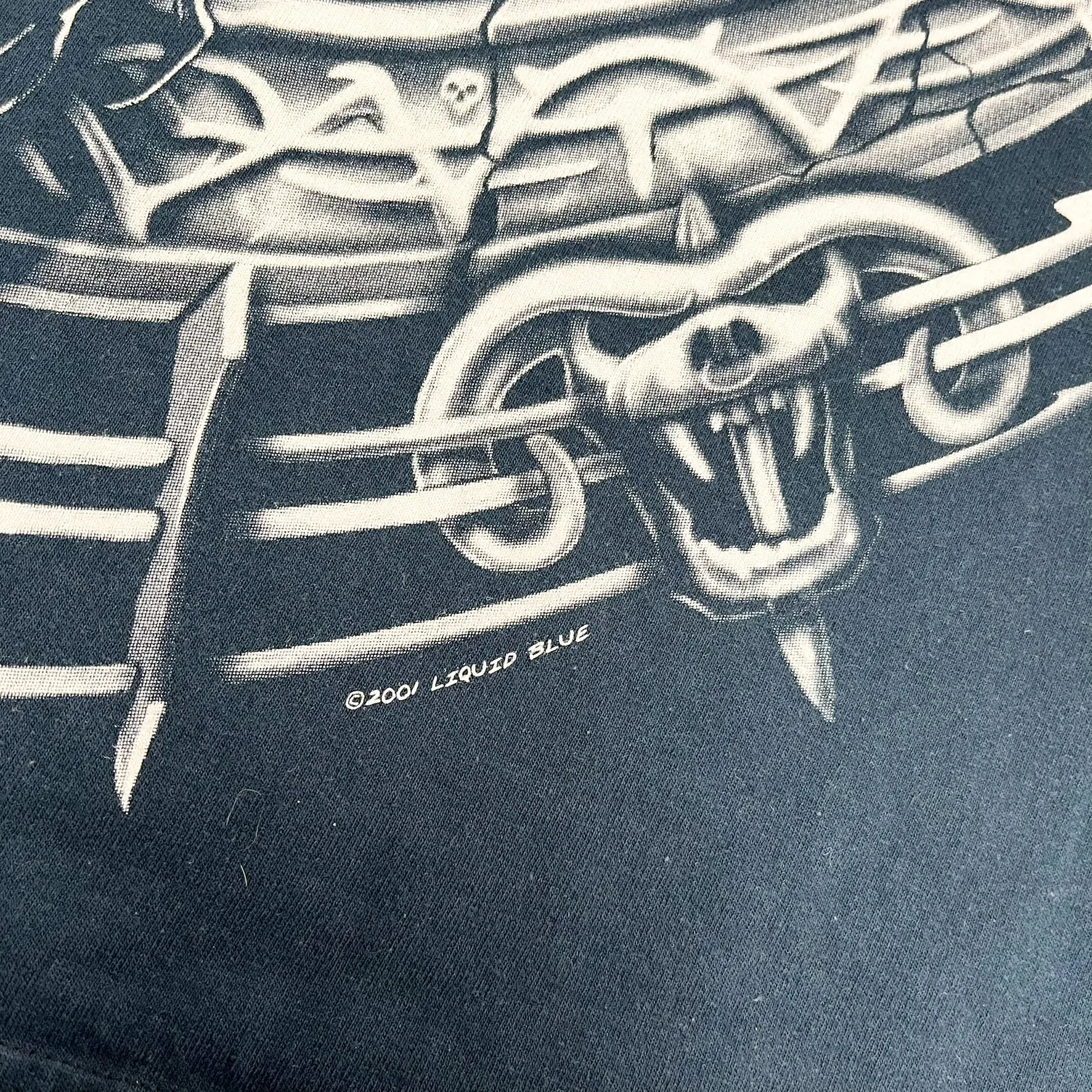 F- Vintage 2001 Liquid Blue Jumbo Print Dragon Graphic Tee sold by HG Vintage product image thumbnail 5