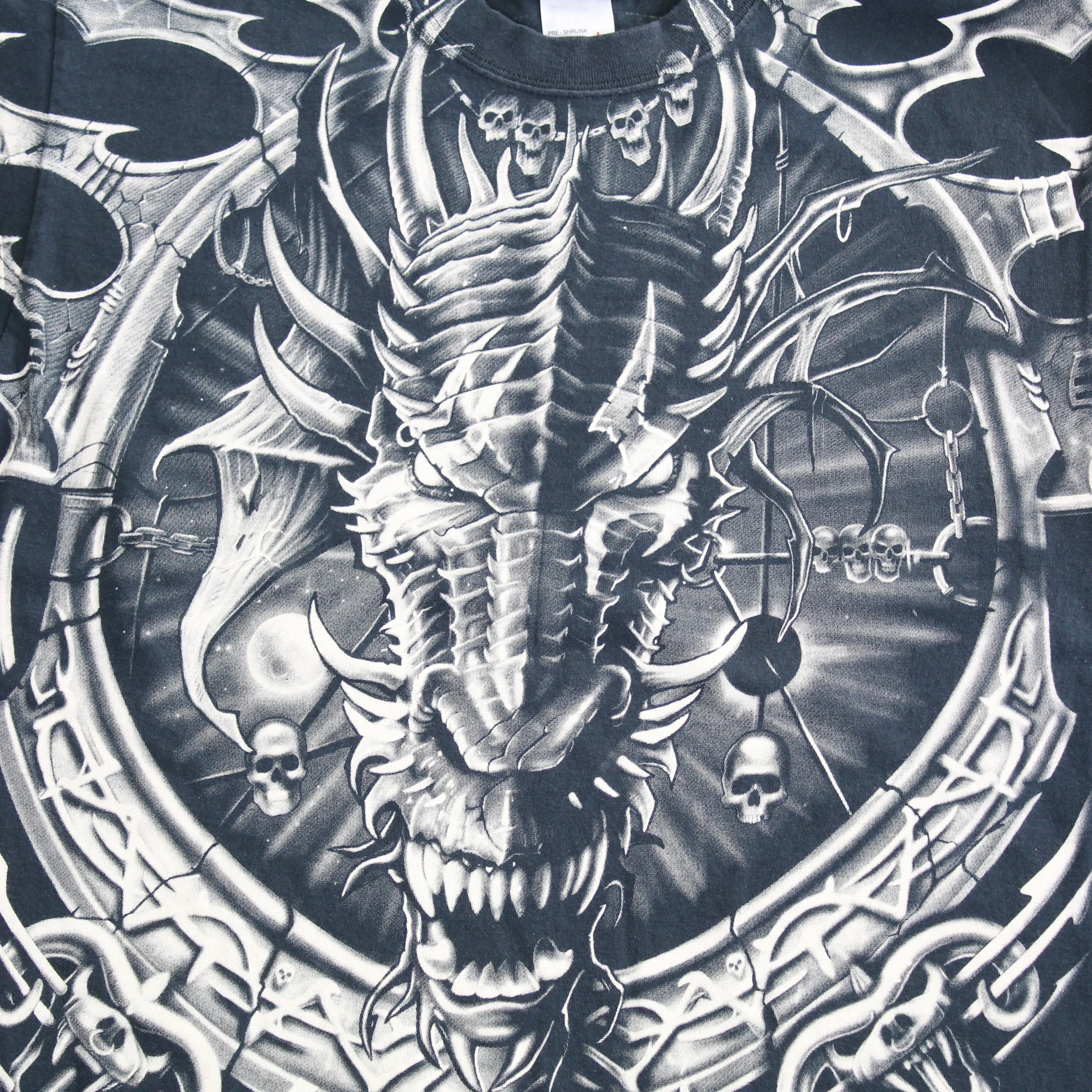 F- Vintage 2001 Liquid Blue Jumbo Print Dragon Graphic Tee sold by HG Vintage product image thumbnail 2