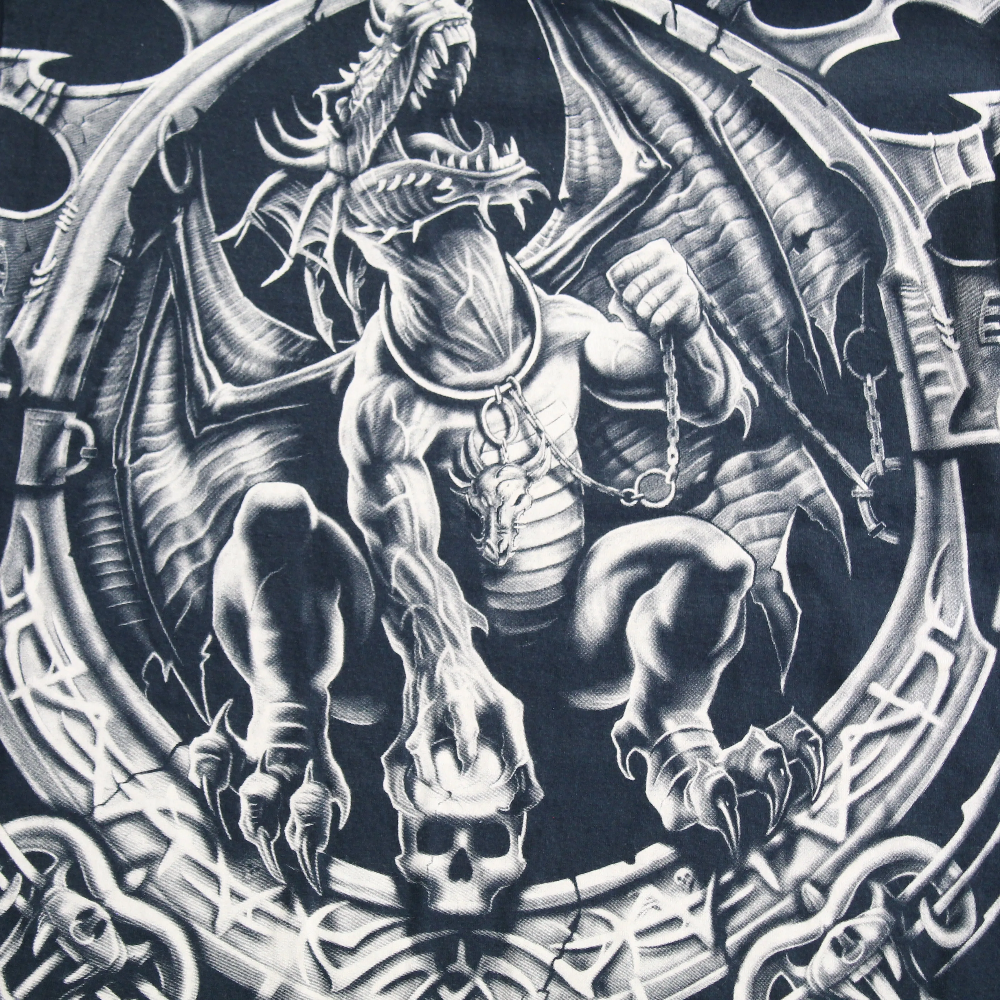 F- Vintage 2001 Liquid Blue Jumbo Print Dragon Graphic Tee sold by HG Vintage product image thumbnail 4