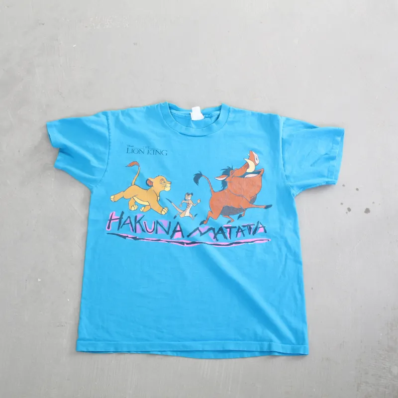 F- Vintage Disney The Lion King Hakuna Matata Single Stitch Tee sold by HG Vintage