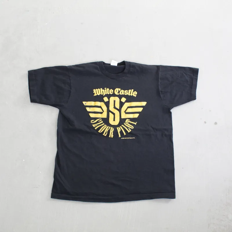 F- Vintage 1991 White Castle Slider Pilot Single Stitch Tee sold by HG Vintage