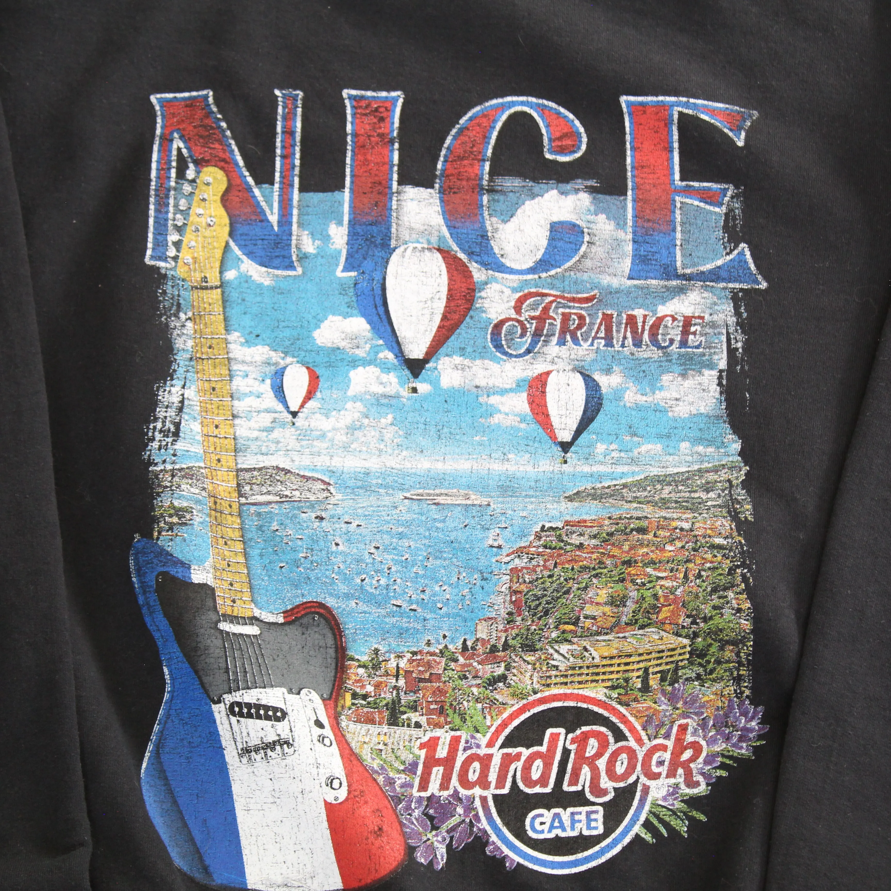 F- Hard Rock Cafe x Pac sun Nice France Guitar Crewneck sold by HG Vintage product image thumbnail 2